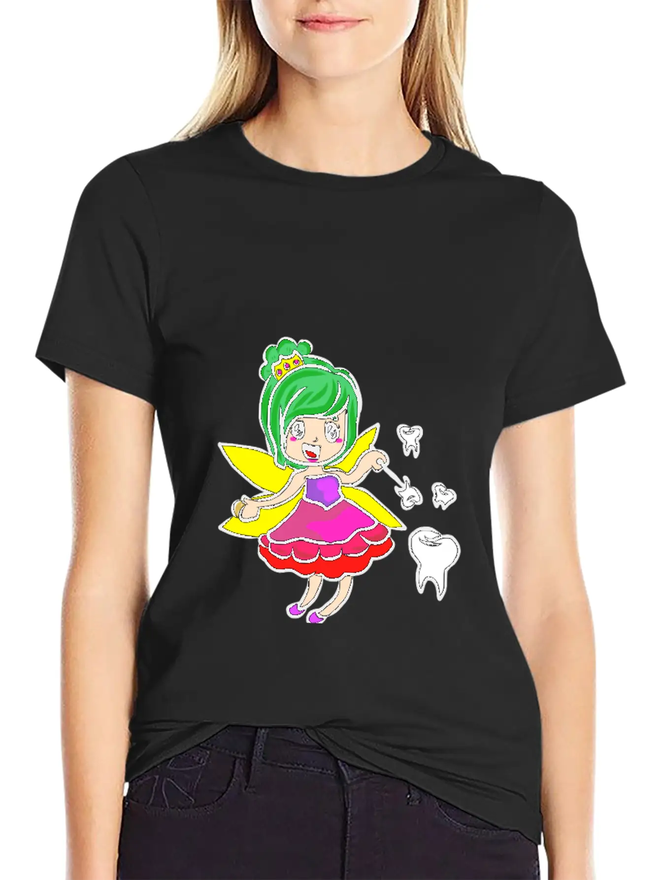 Mardi Gras Tooth Fairy Costume Original Gift Stylish Everyday T-Shirt – Unisex Basic Cotton Tee