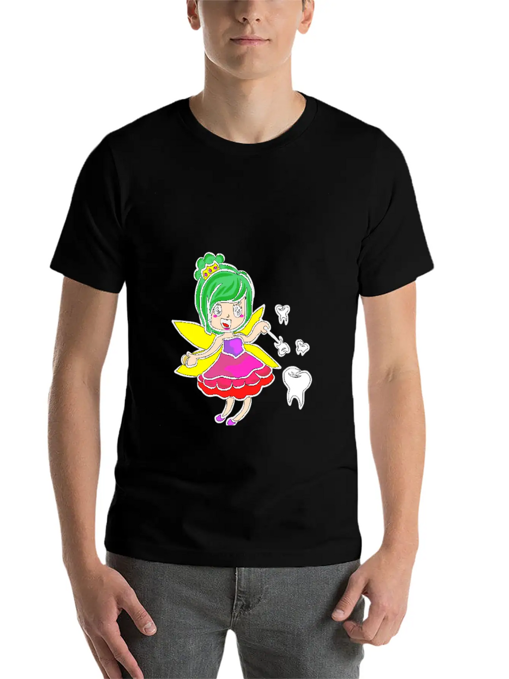 Mardi Gras Tooth Fairy Costume Original Gift Stylish Everyday T-Shirt – Unisex Basic Cotton Tee