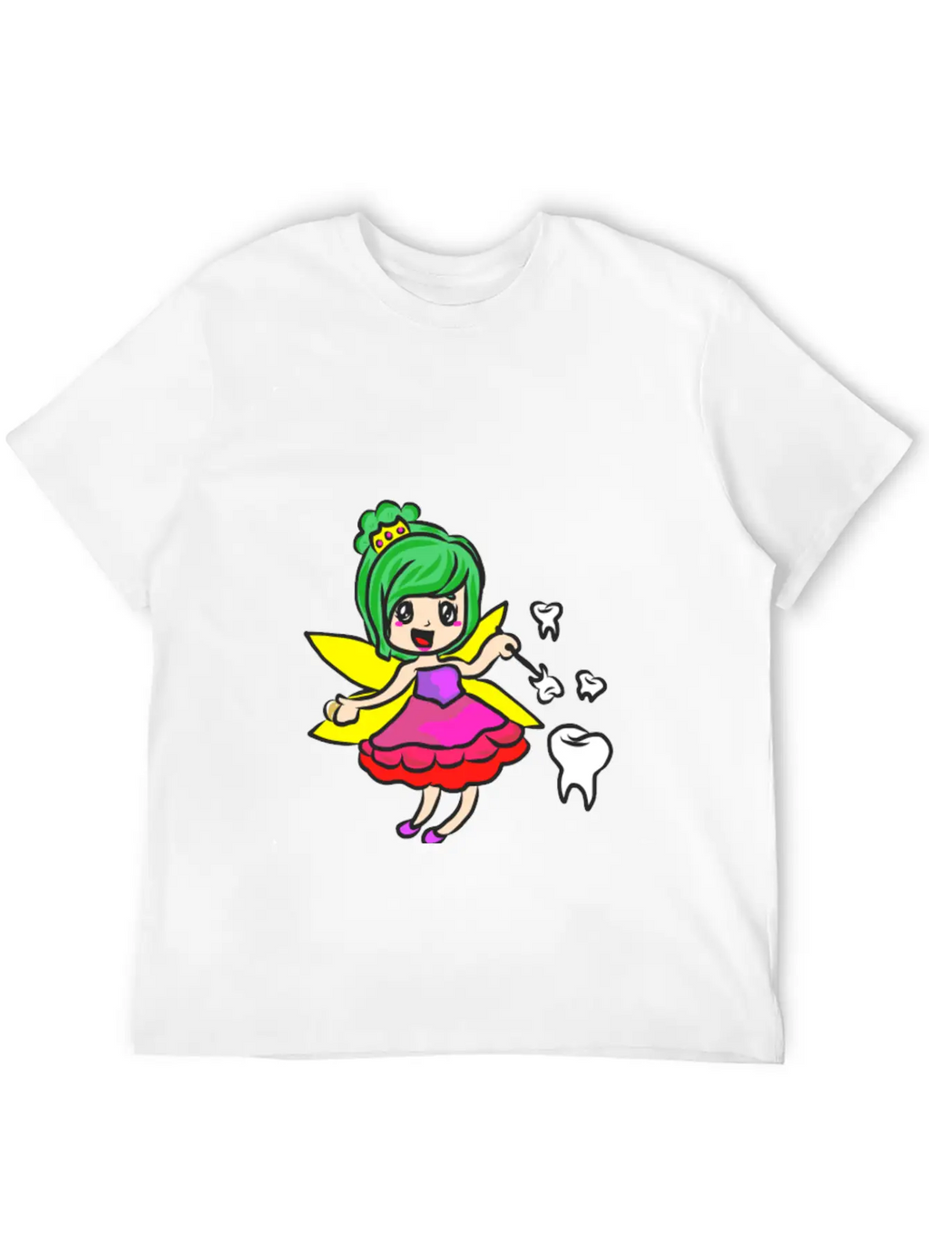 Mardi Gras Tooth Fairy Costume Original Gift Stylish Everyday T-Shirt – Unisex Basic Cotton Tee