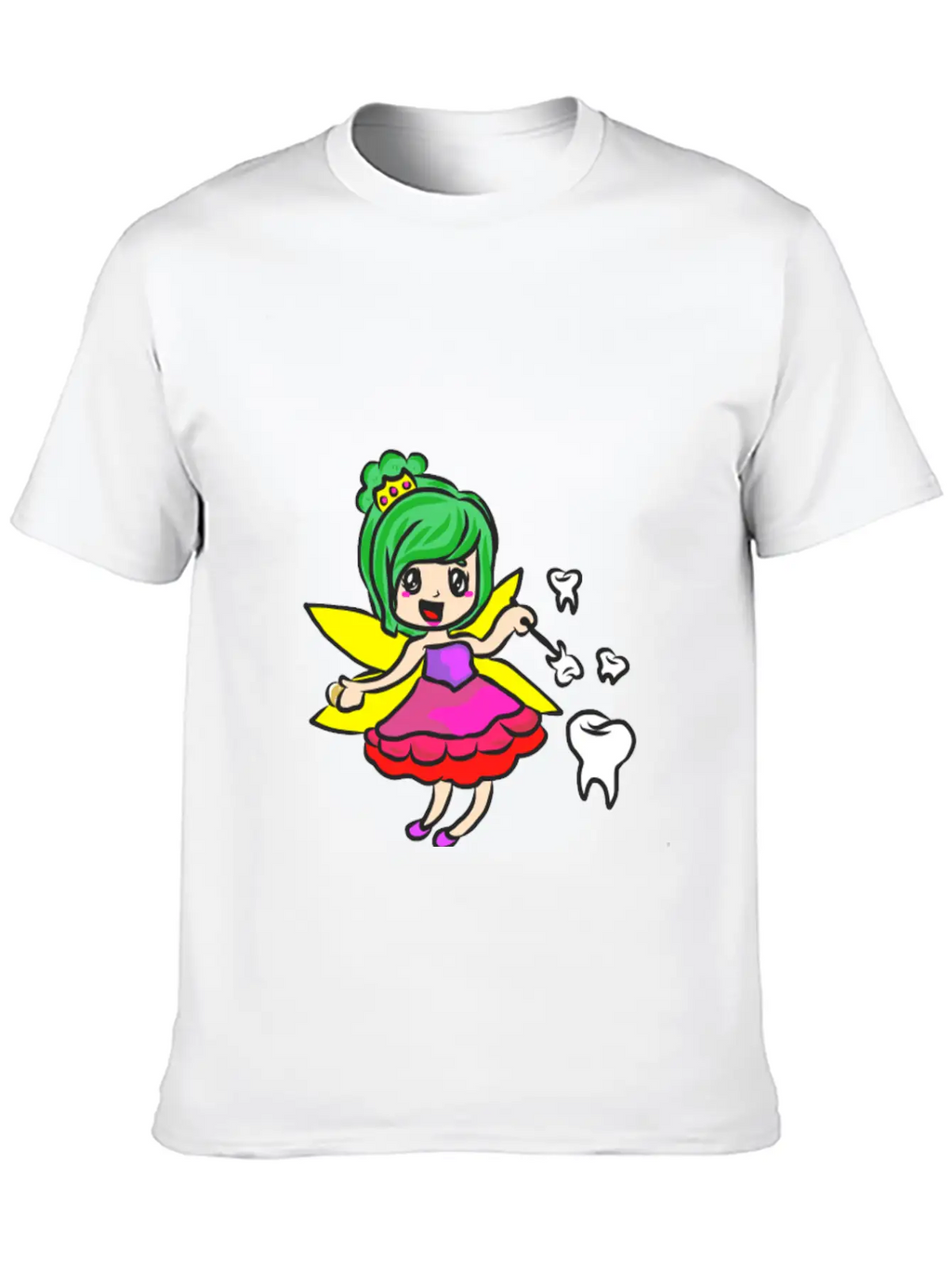 Mardi Gras Tooth Fairy Costume Original Gift Stylish Everyday T-Shirt – Unisex Basic Cotton Tee