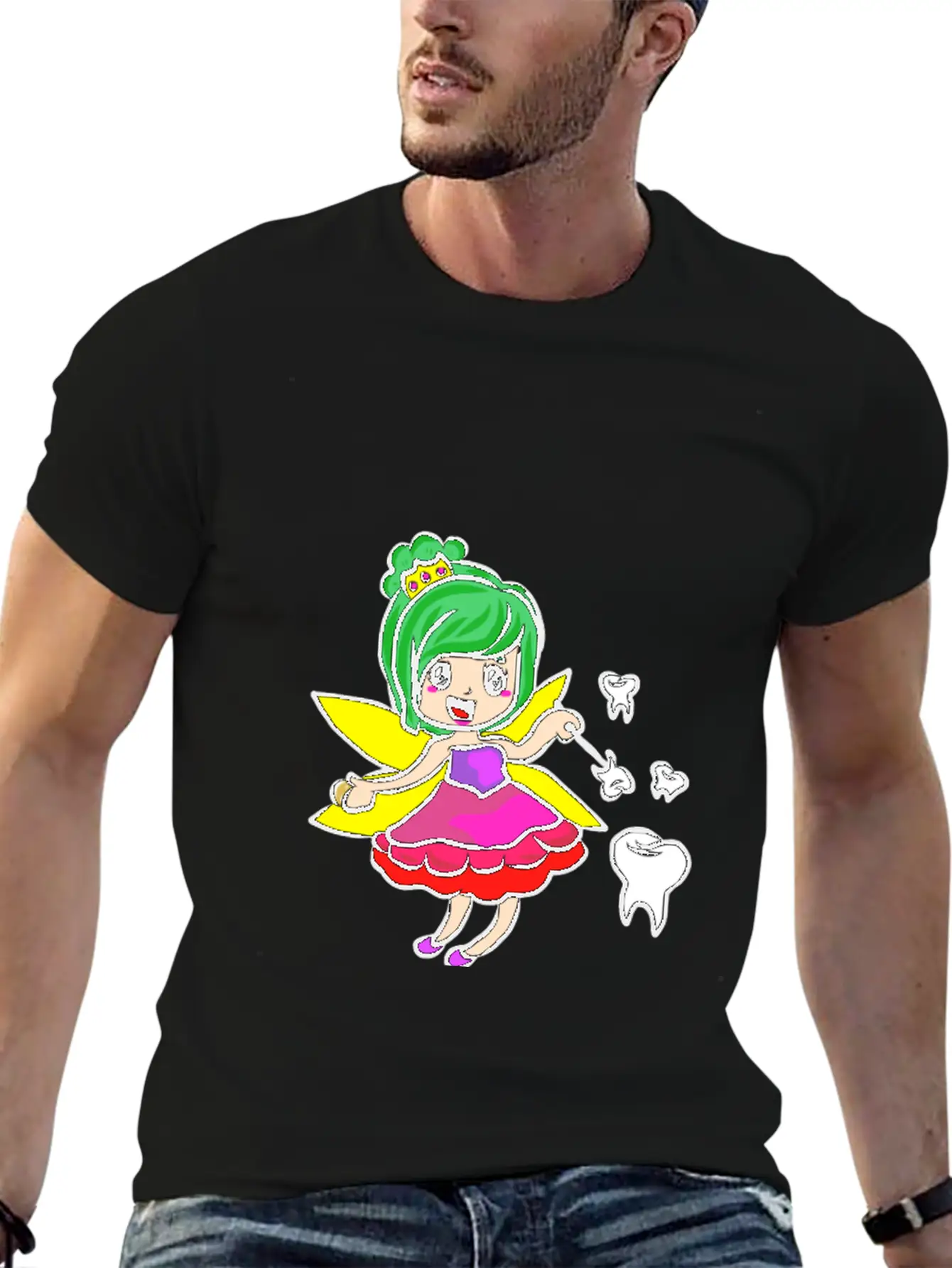 Mardi Gras Tooth Fairy Costume Original Gift Stylish Everyday T-Shirt – Unisex Basic Cotton Tee