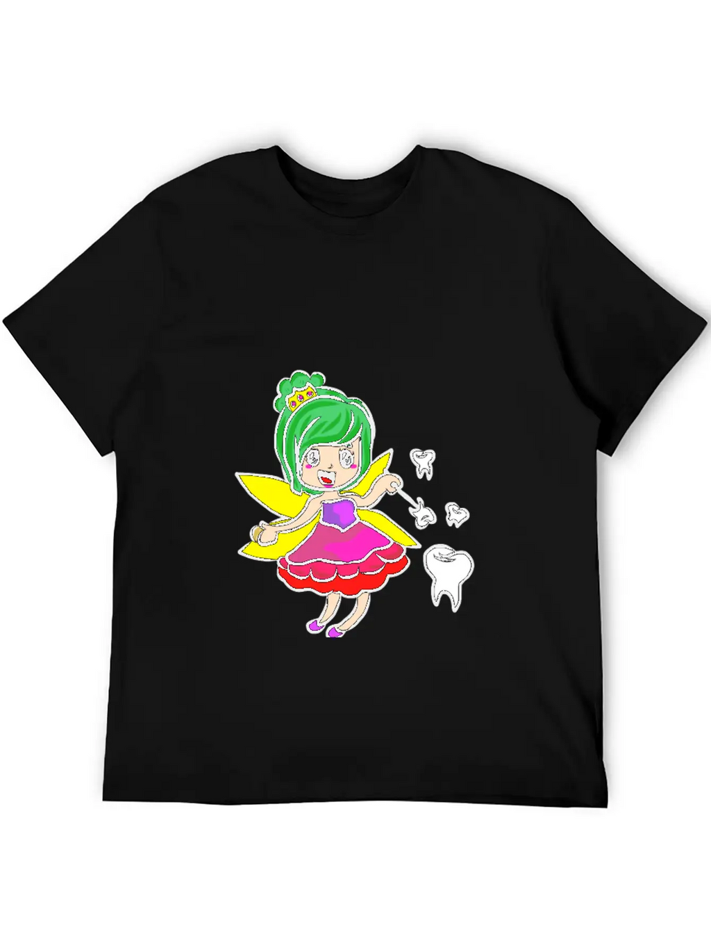 Mardi Gras Tooth Fairy Costume Original Gift Stylish Everyday T-Shirt – Unisex Basic Cotton Tee