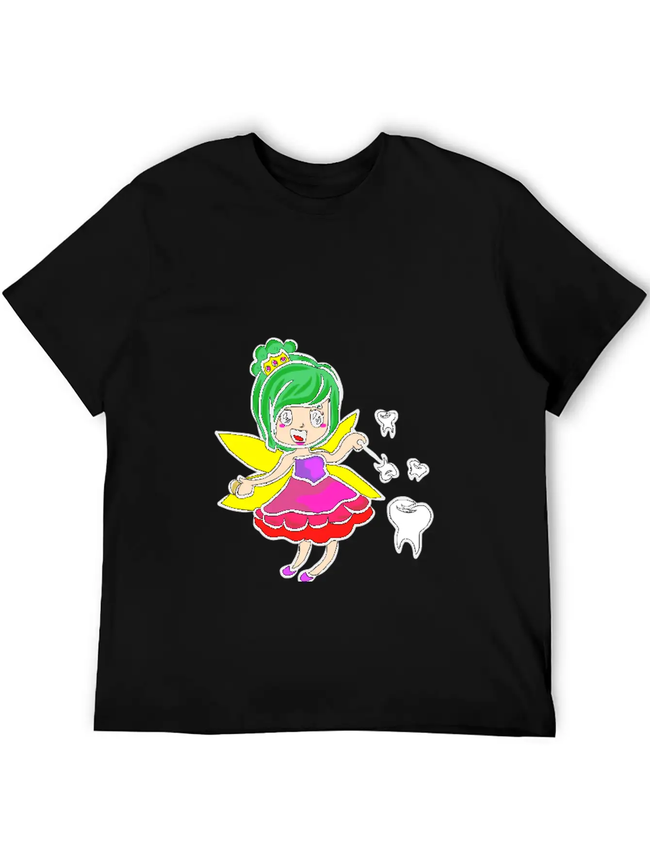 Mardi Gras Tooth Fairy Costume Original Gift Stylish Everyday T-Shirt – Unisex Basic Cotton Tee
