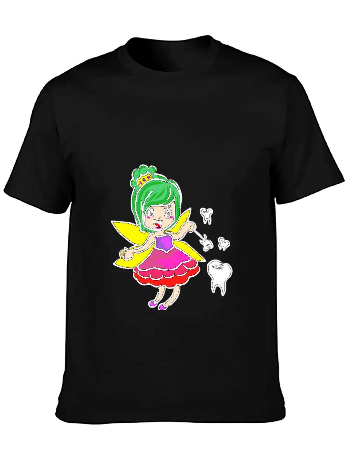 Mardi Gras Tooth Fairy Costume Original Gift Stylish Everyday T-Shirt – Unisex Basic Cotton Tee