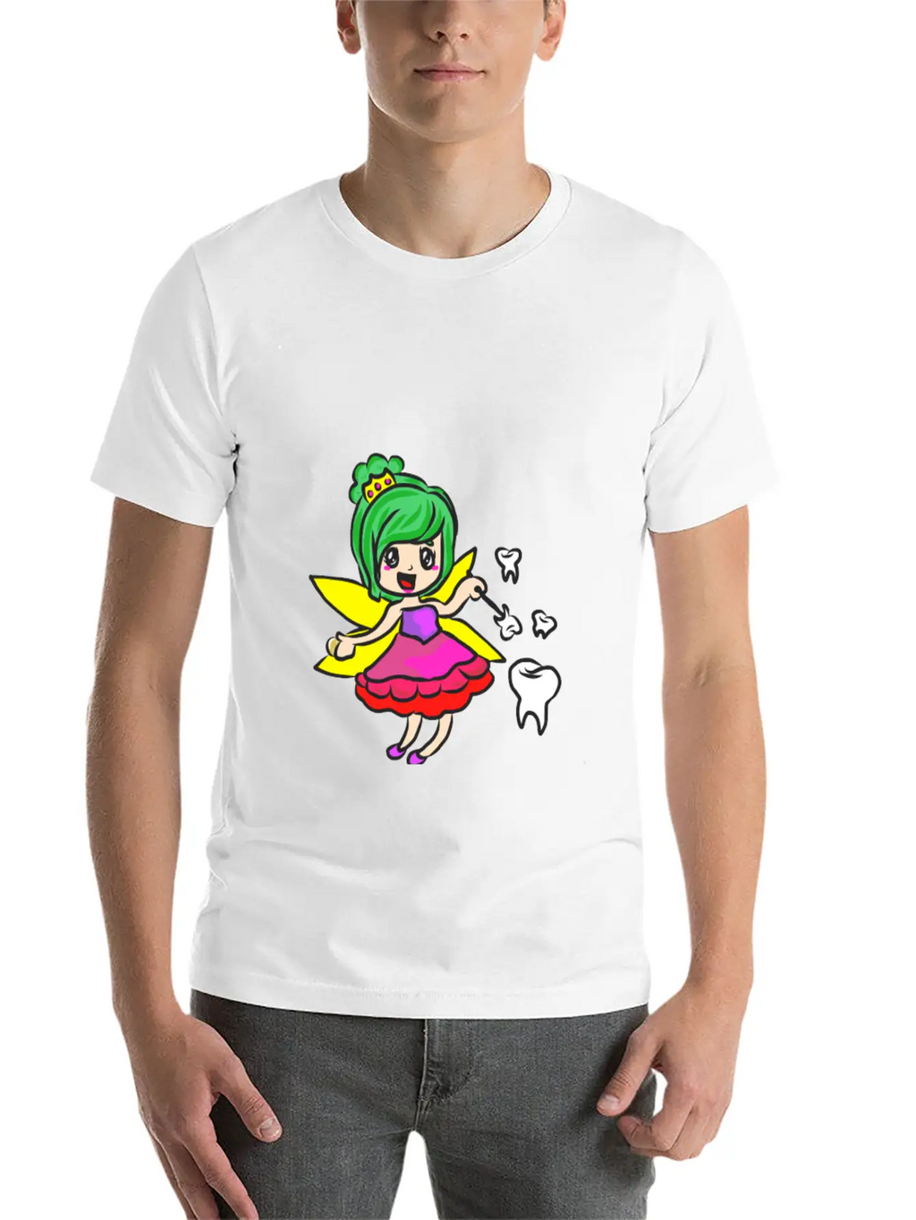 Mardi Gras Tooth Fairy Costume Original Gift Stylish Everyday T-Shirt – Unisex Basic Cotton Tee