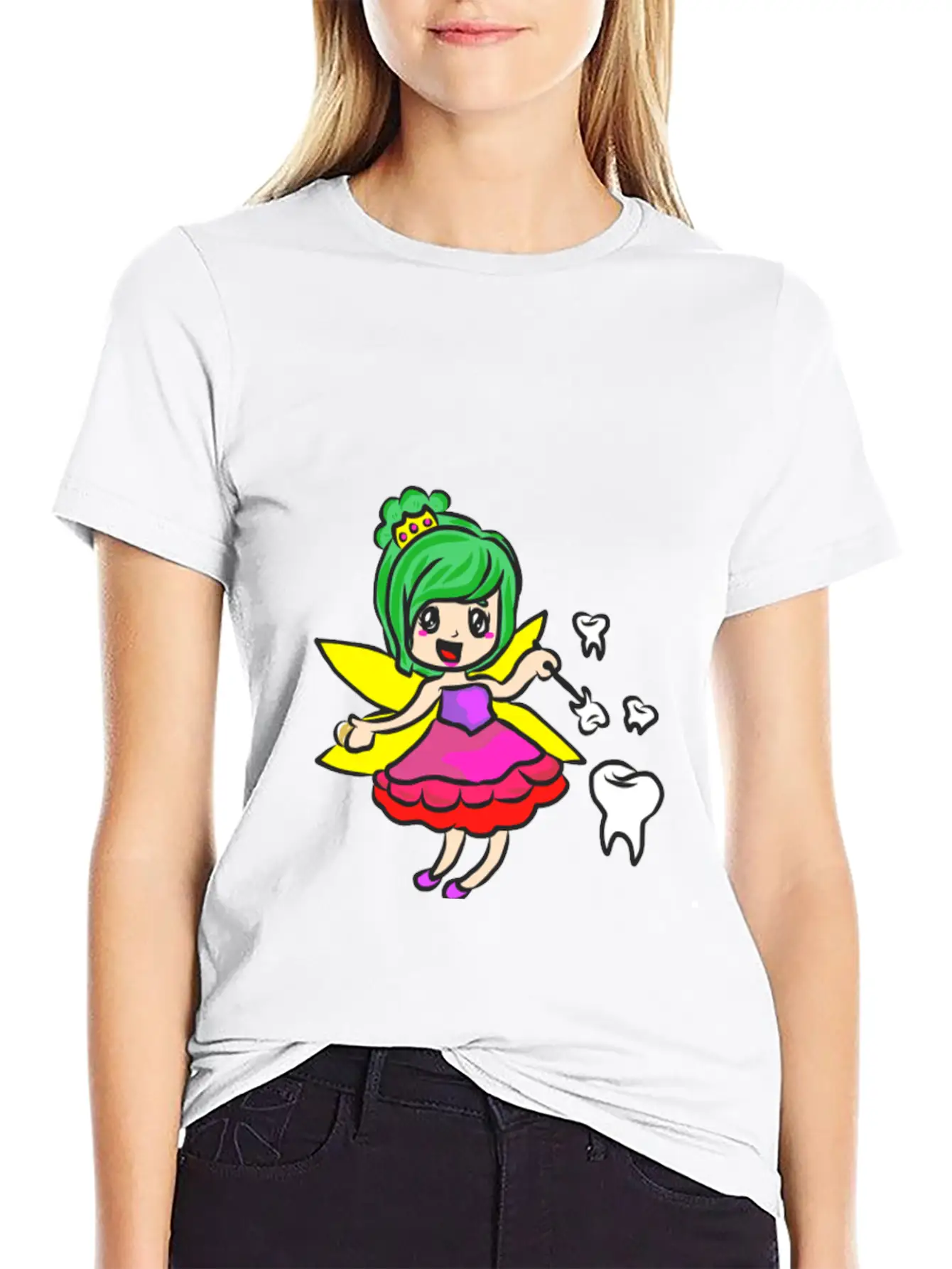 Mardi Gras Tooth Fairy Costume Original Gift Stylish Everyday T-Shirt – Unisex Basic Cotton Tee