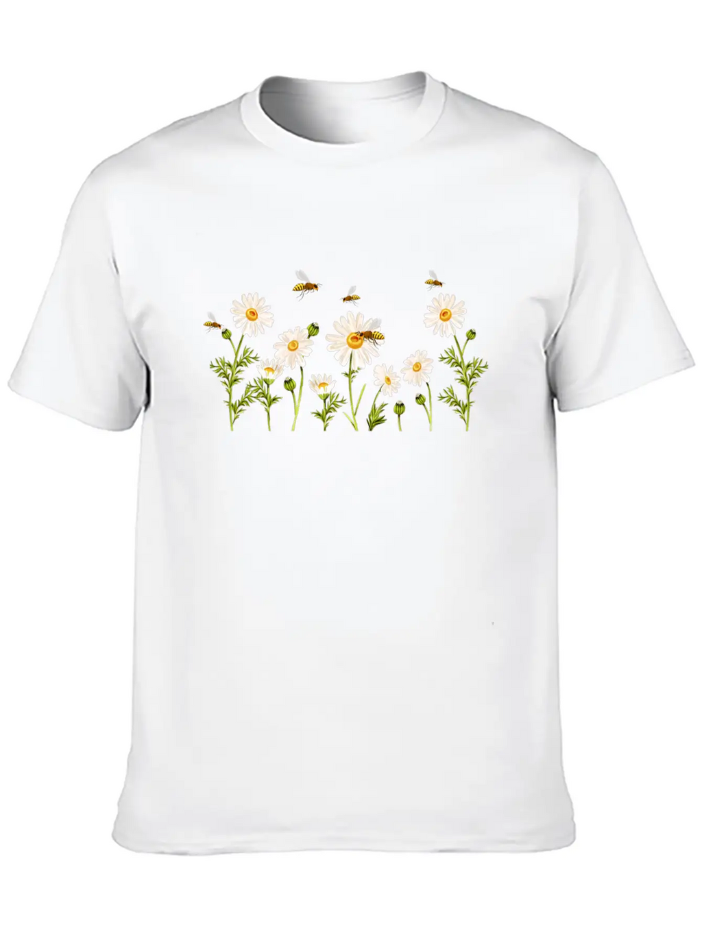 Marguerites Daisy Summer Daisies Flower Garden Breathable Soft Cotton T-Shirt – Timeless Casual Look