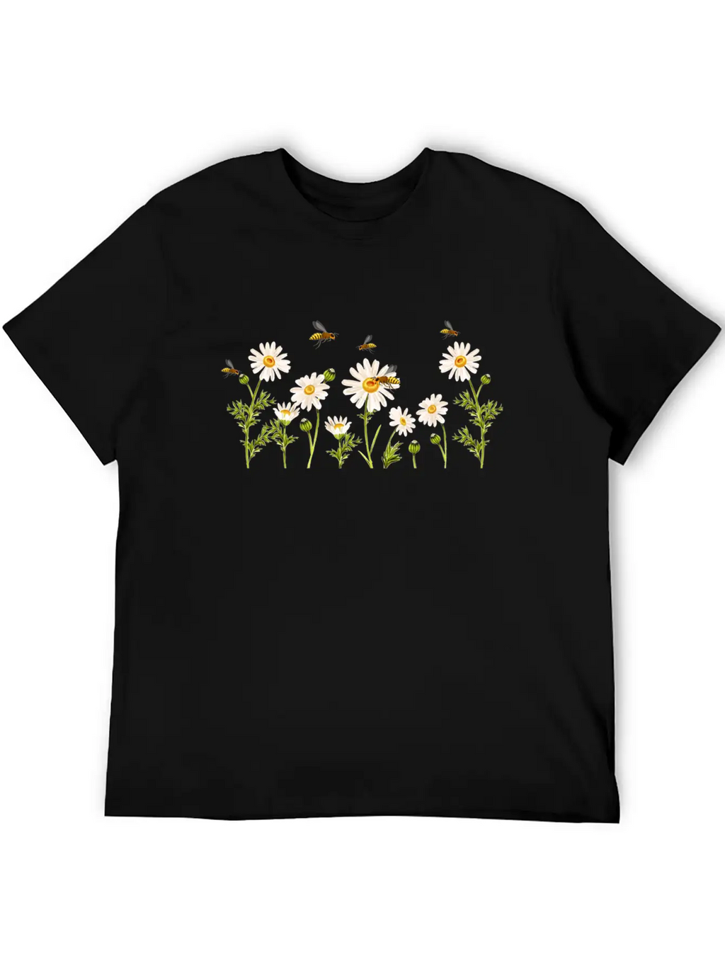 Marguerites Daisy Summer Daisies Flower Garden Breathable Soft Cotton T-Shirt – Timeless Casual Look