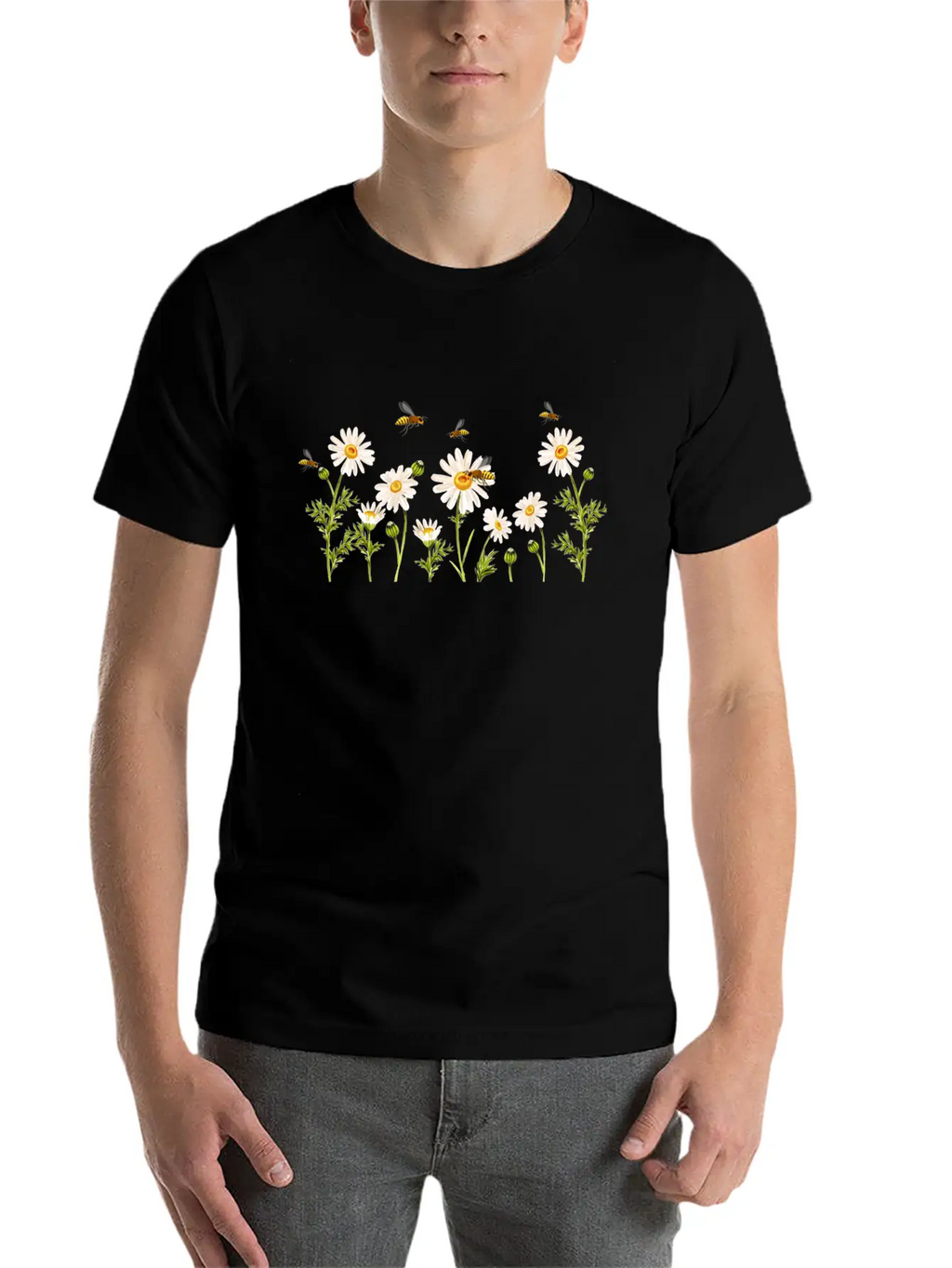 Marguerites Daisy Summer Daisies Flower Garden Breathable Soft Cotton T-Shirt – Timeless Casual Look