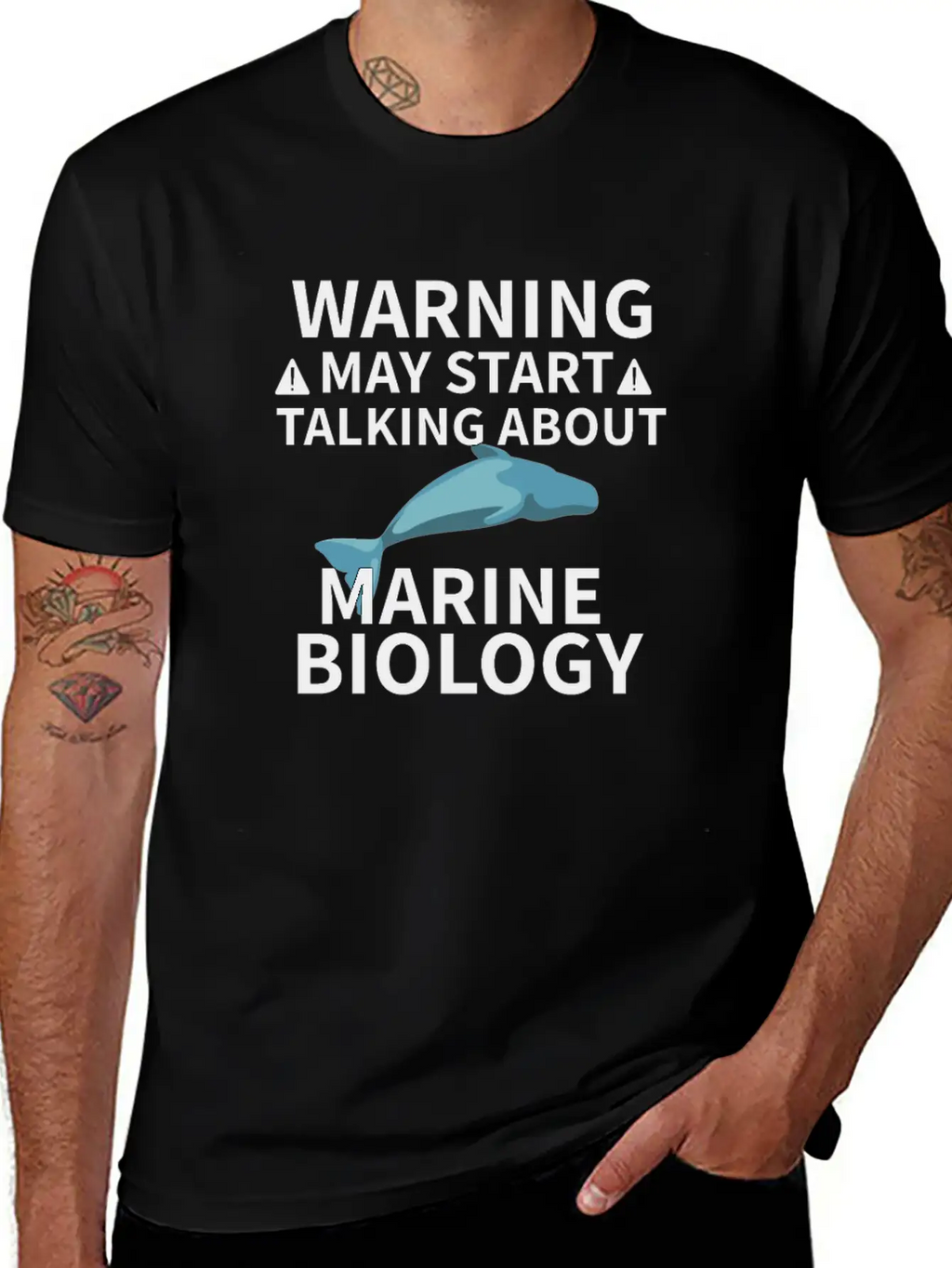 Marine Biology Gifts | Future Marine Biologist Essential Cotton Tee For Daily Outfits – Unisex Style