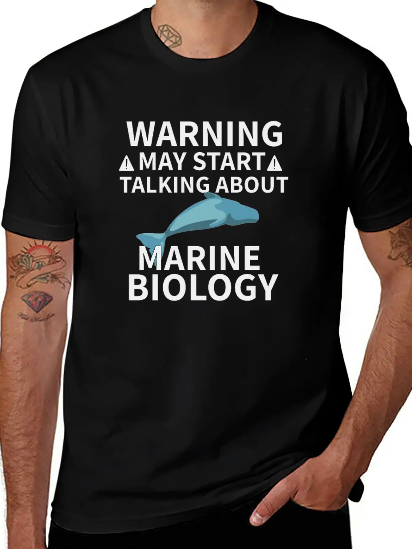 Marine Biology Gifts | Future Marine Biologist Essential Cotton Tee For Daily Outfits – Unisex Style