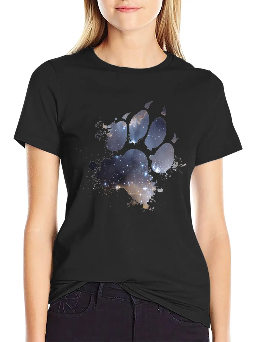 Mark Of The Space Wolf Classic Cotton Tee – Unisex Comfort For Any Season