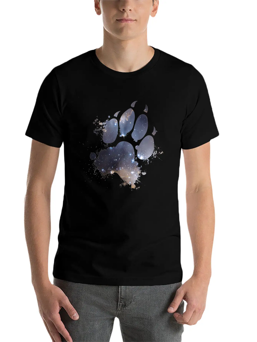 Mark Of The Space Wolf Classic Cotton Tee – Unisex Comfort For Any Season
