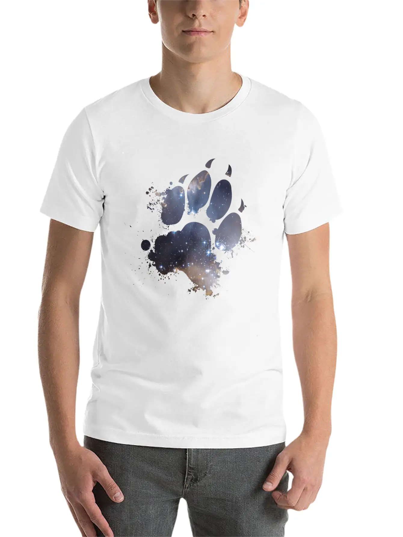 Mark Of The Space Wolf Classic Cotton Tee – Unisex Comfort For Any Season