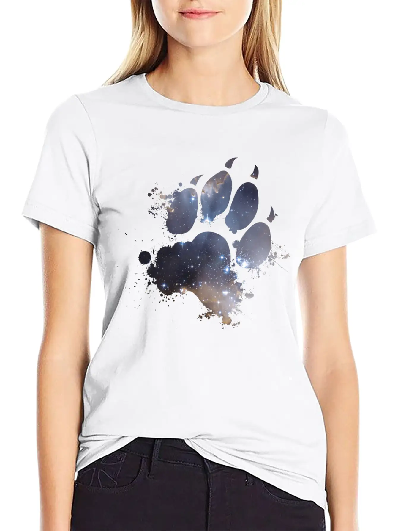 Mark Of The Space Wolf Classic Cotton Tee – Unisex Comfort For Any Season