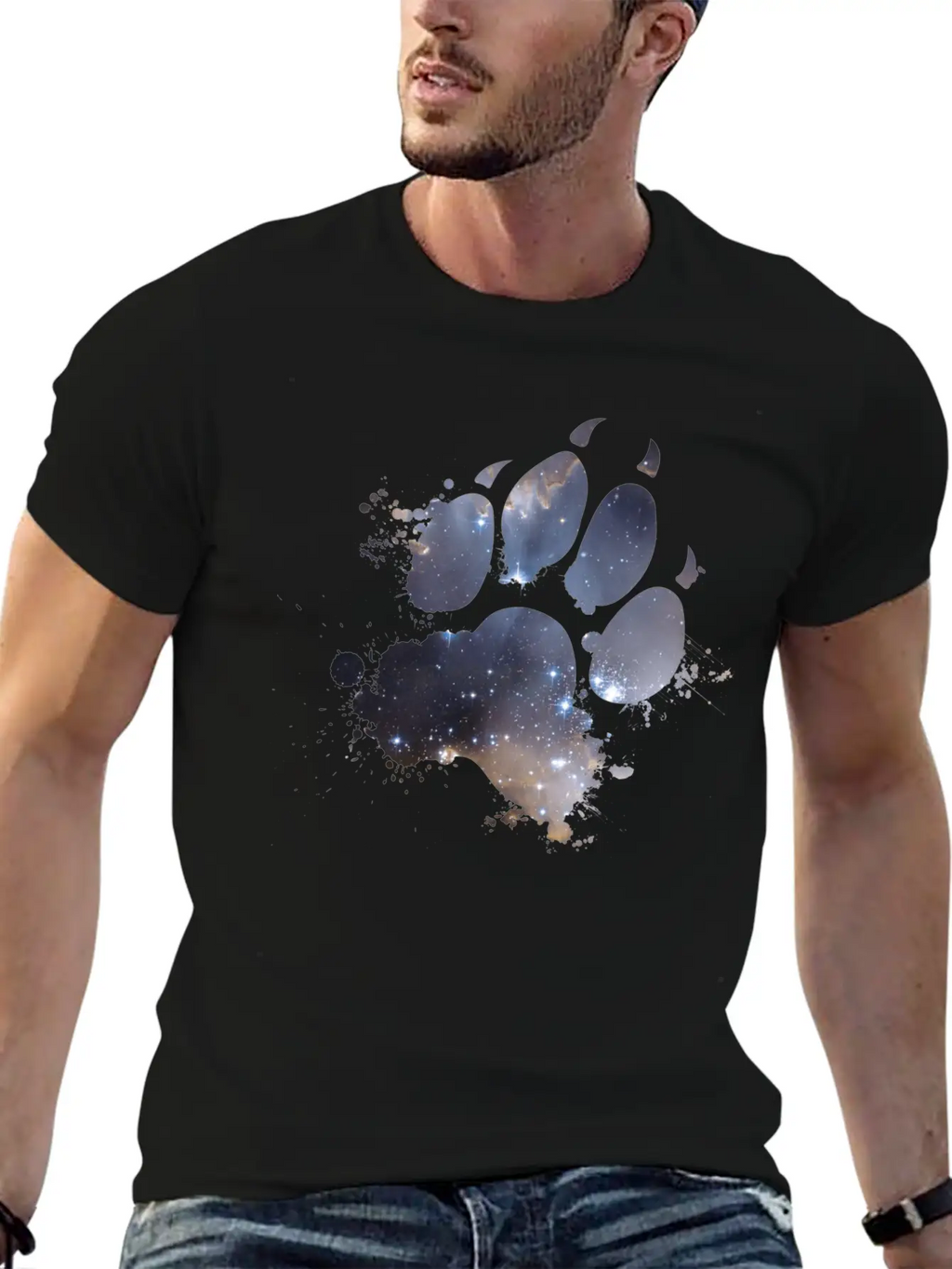 Mark Of The Space Wolf Classic Cotton Tee – Unisex Comfort For Any Season