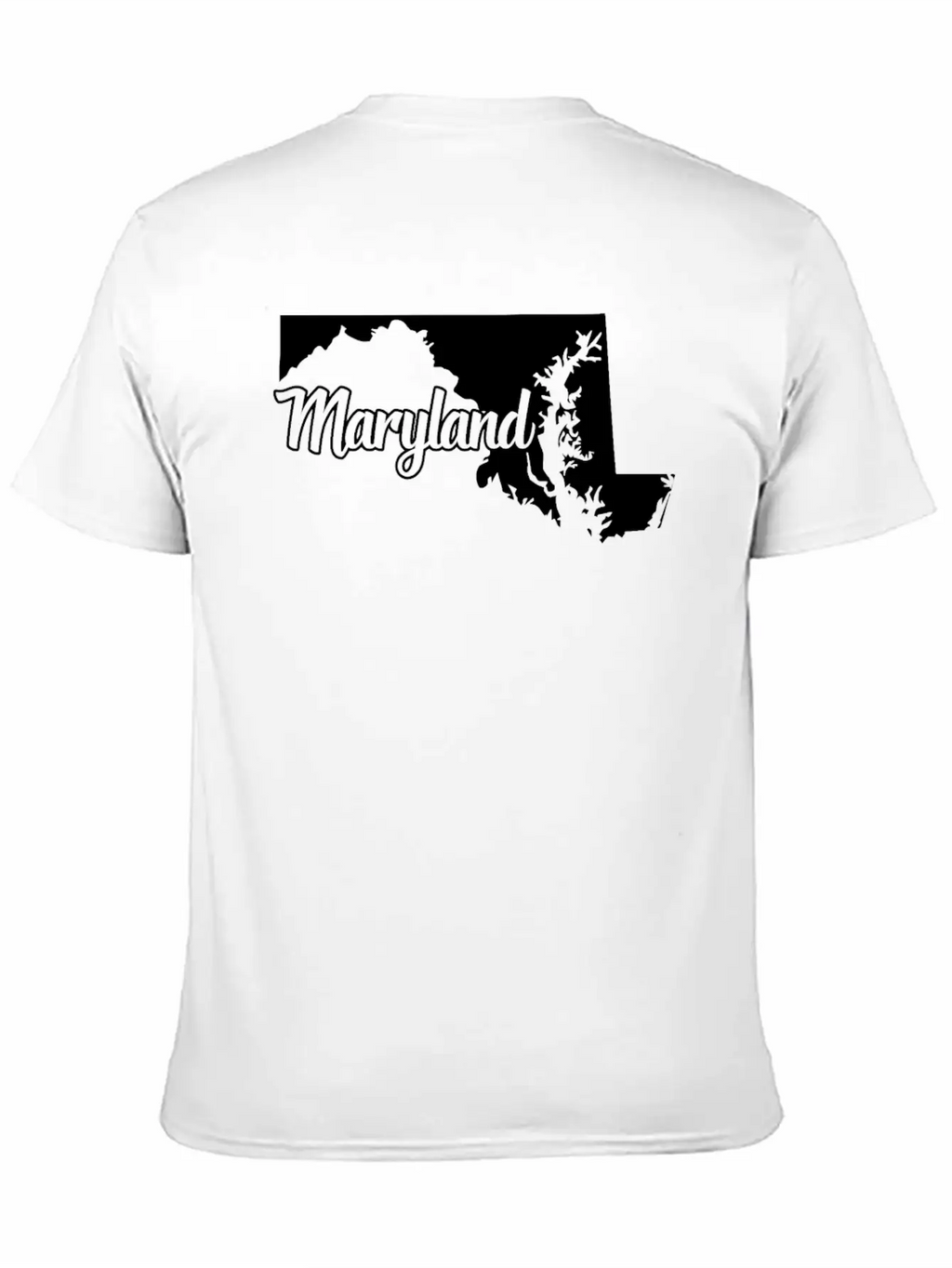 Maryland State Vintage Shape Silhouette Marylander Classic Cotton Tee – Unisex Comfort For Any Season