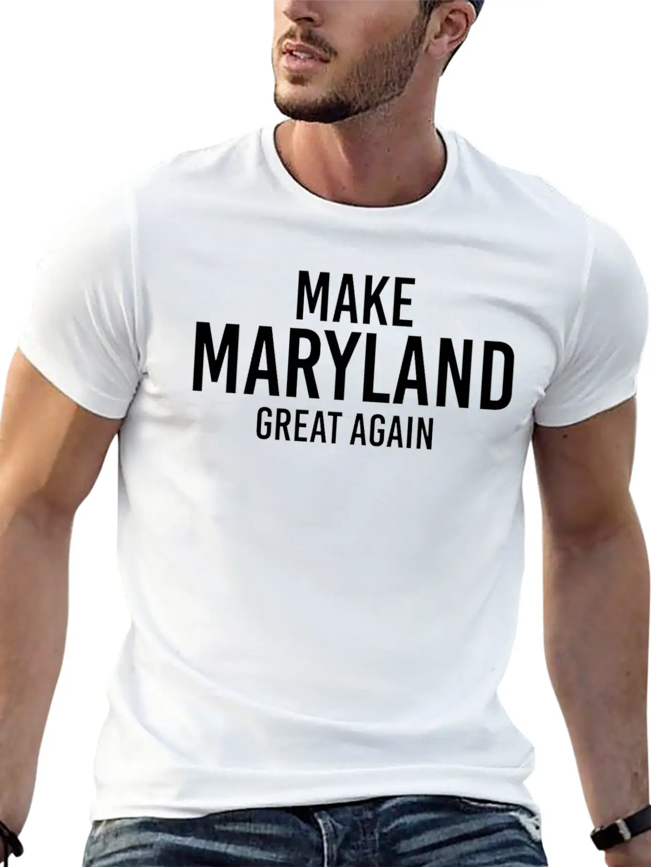 Maryland Support Breathable Soft Cotton T-Shirt – Timeless Casual Look