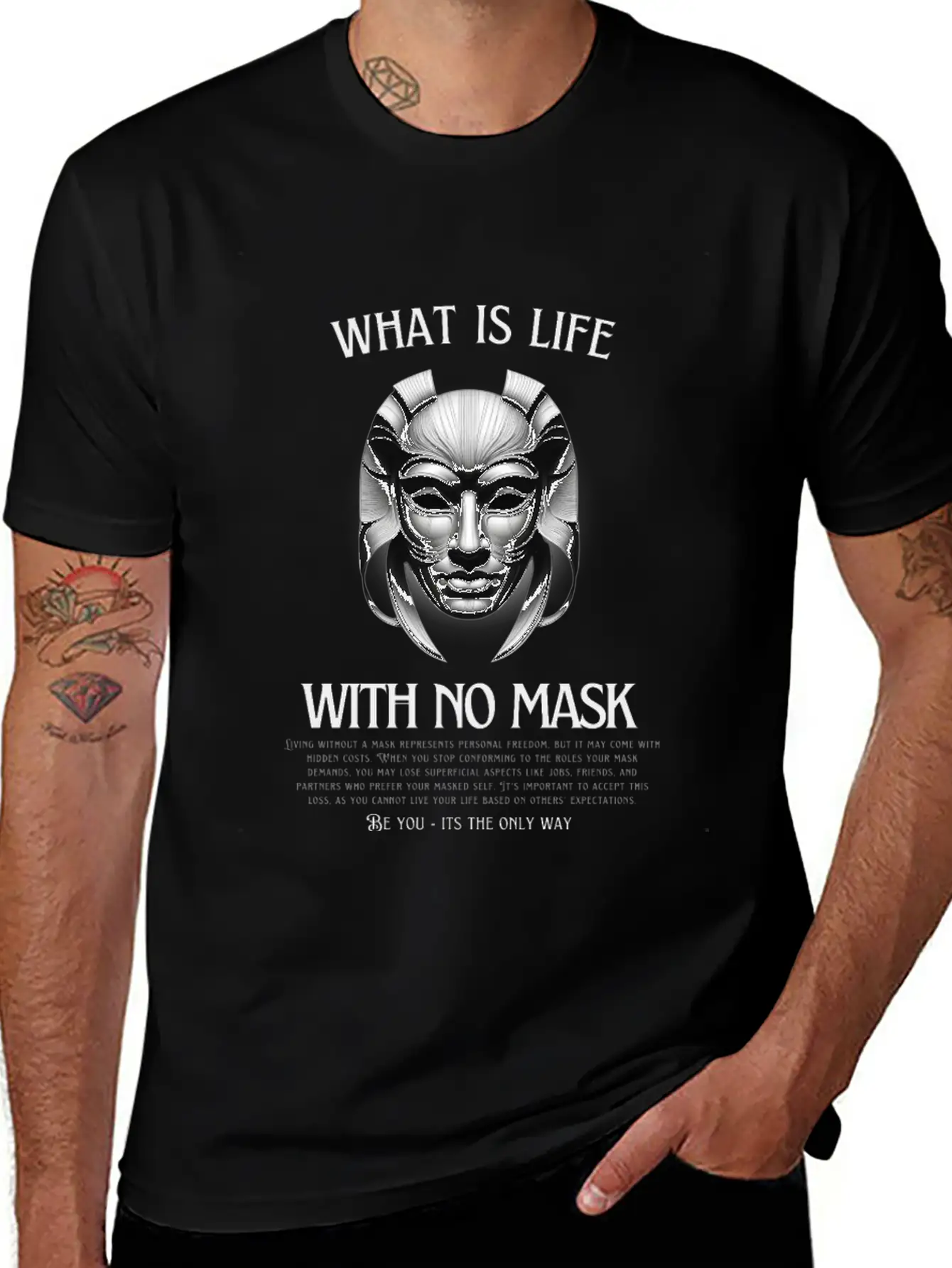 Mask 2 Basic Graphic T-Shirt – Daily Comfort In Soft Cotton