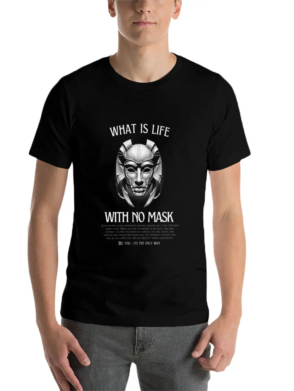 Mask 2 Basic Graphic T-Shirt – Daily Comfort In Soft Cotton