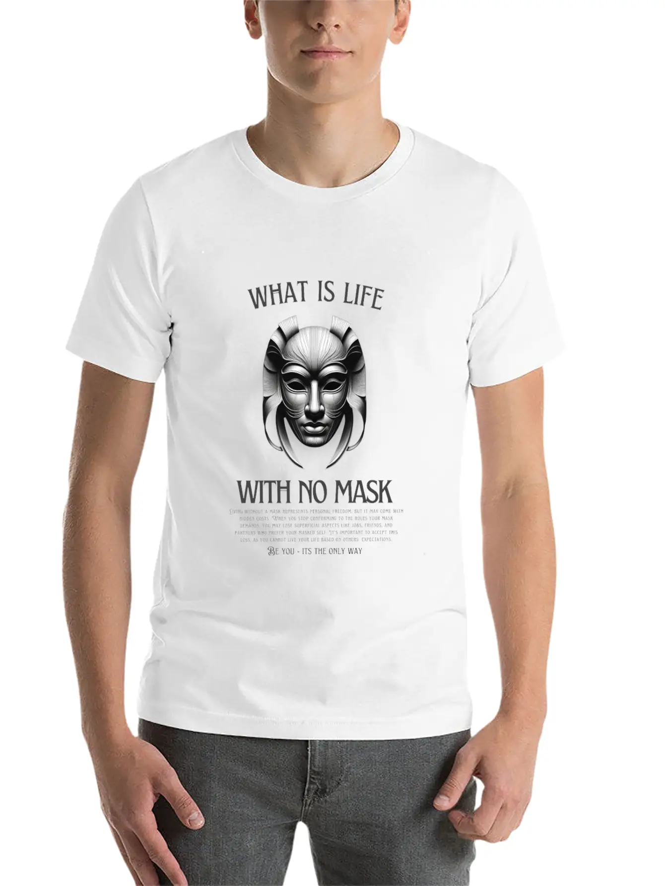 Mask 2 Basic Graphic T-Shirt – Daily Comfort In Soft Cotton