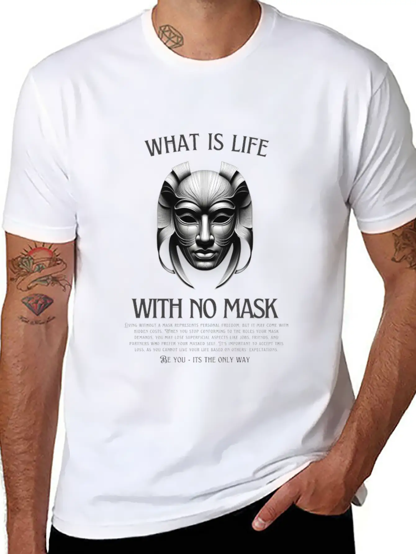 Mask 2 Basic Graphic T-Shirt – Daily Comfort In Soft Cotton
