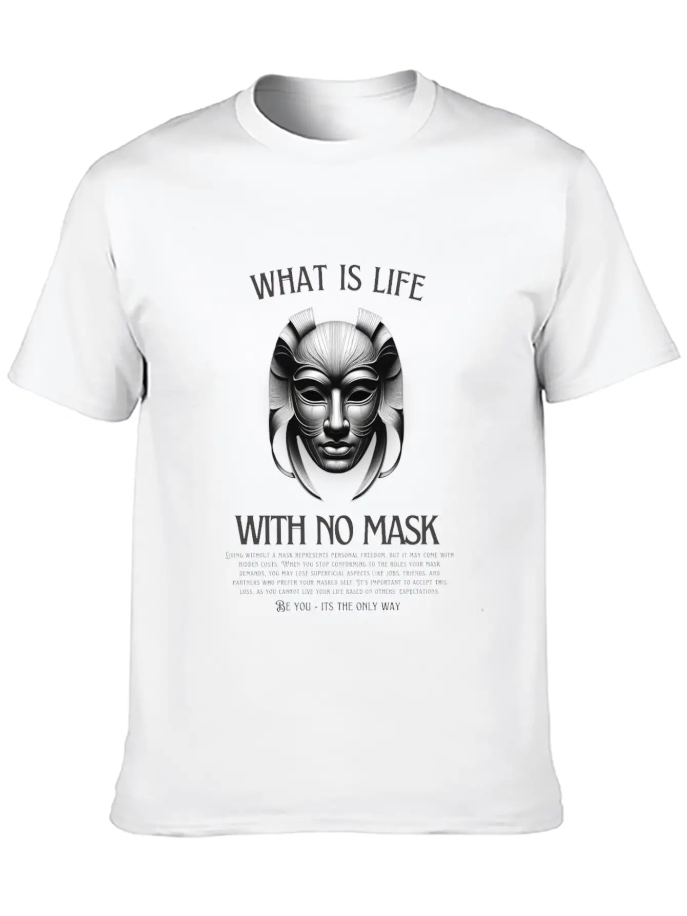 Mask 2 Basic Graphic T-Shirt – Daily Comfort In Soft Cotton