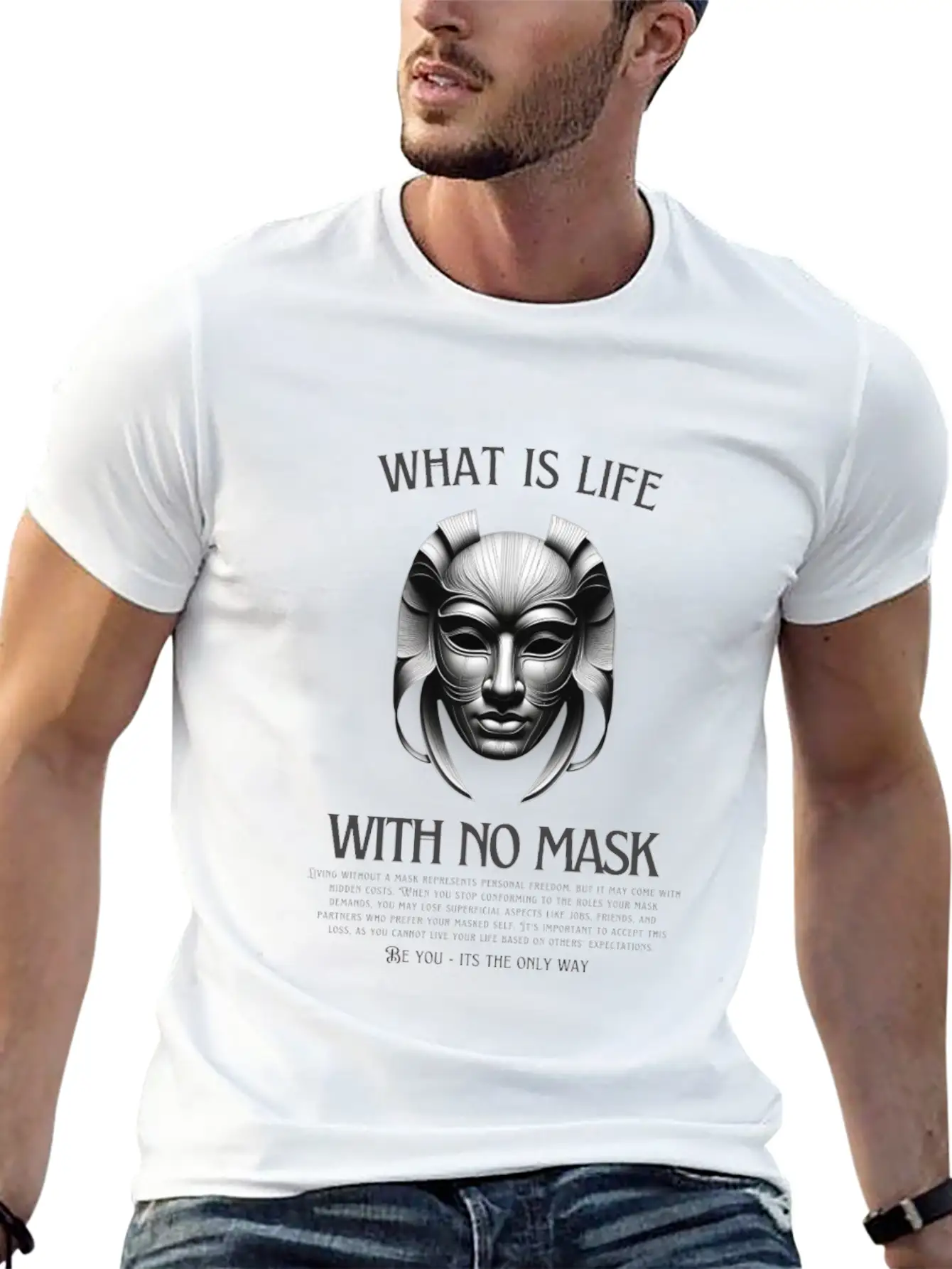 Mask 2 Basic Graphic T-Shirt – Daily Comfort In Soft Cotton