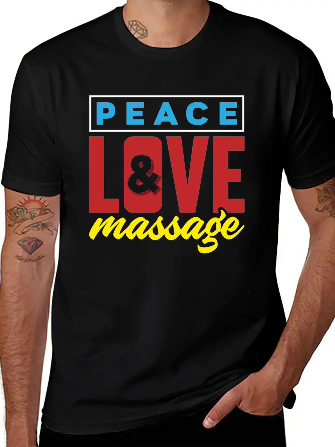 Massage Therapist Love Relaxed Everyday Tee – Lightweight And Durable Cotton