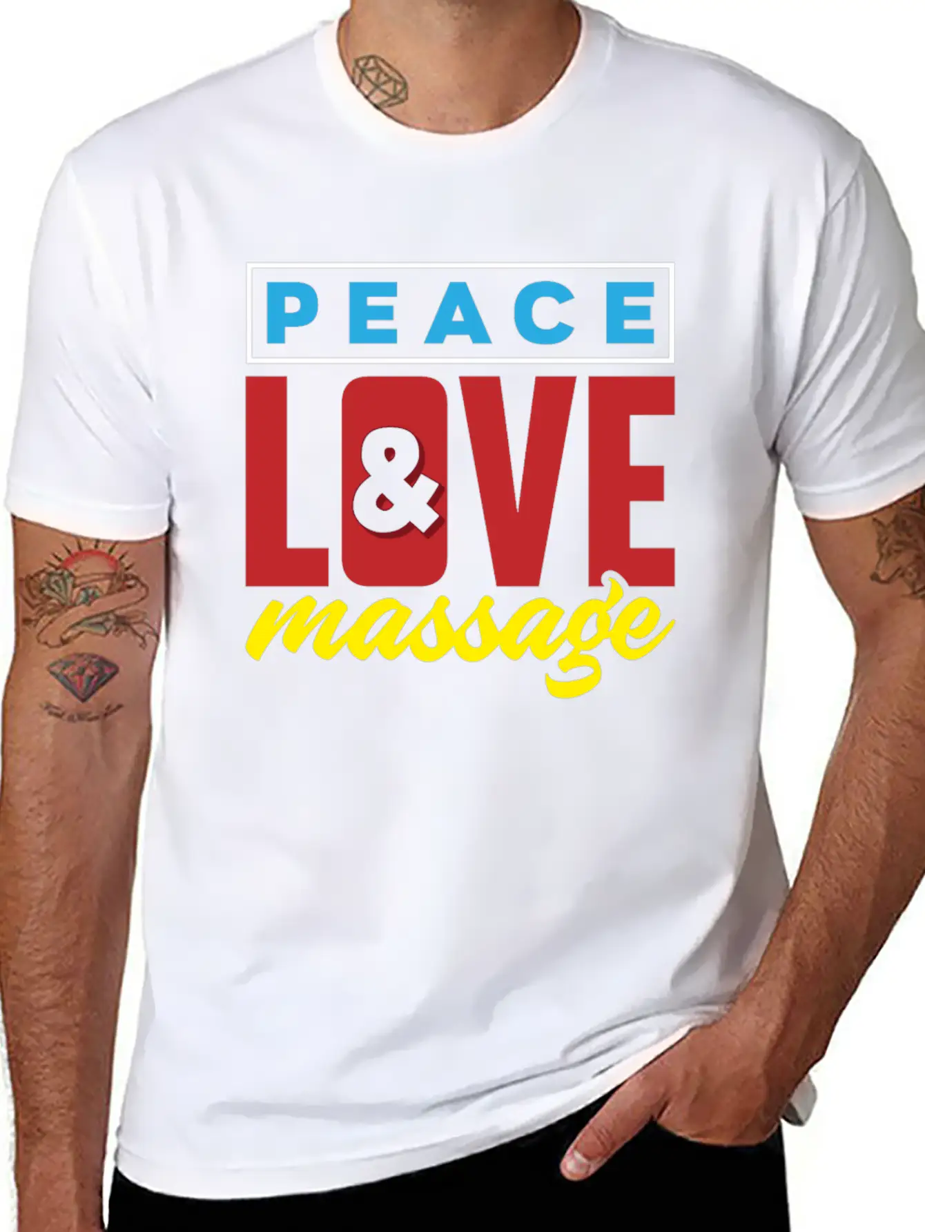 Massage Therapist Love Relaxed Everyday Tee – Lightweight And Durable Cotton