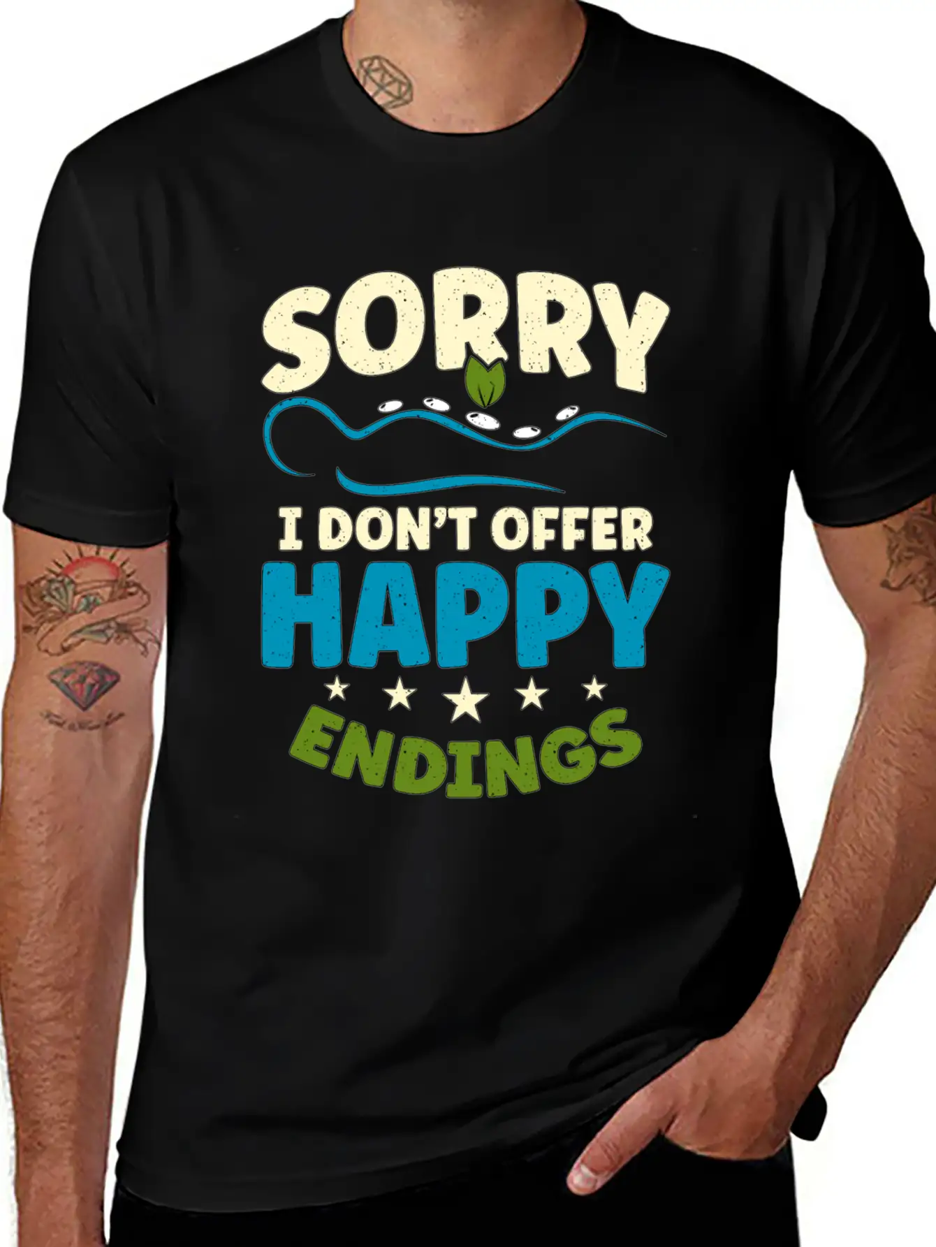 Massage Therapist Sorry I Don't Offer Happy Physio Stylish Everyday T-Shirt – Unisex Basic Cotton Tee