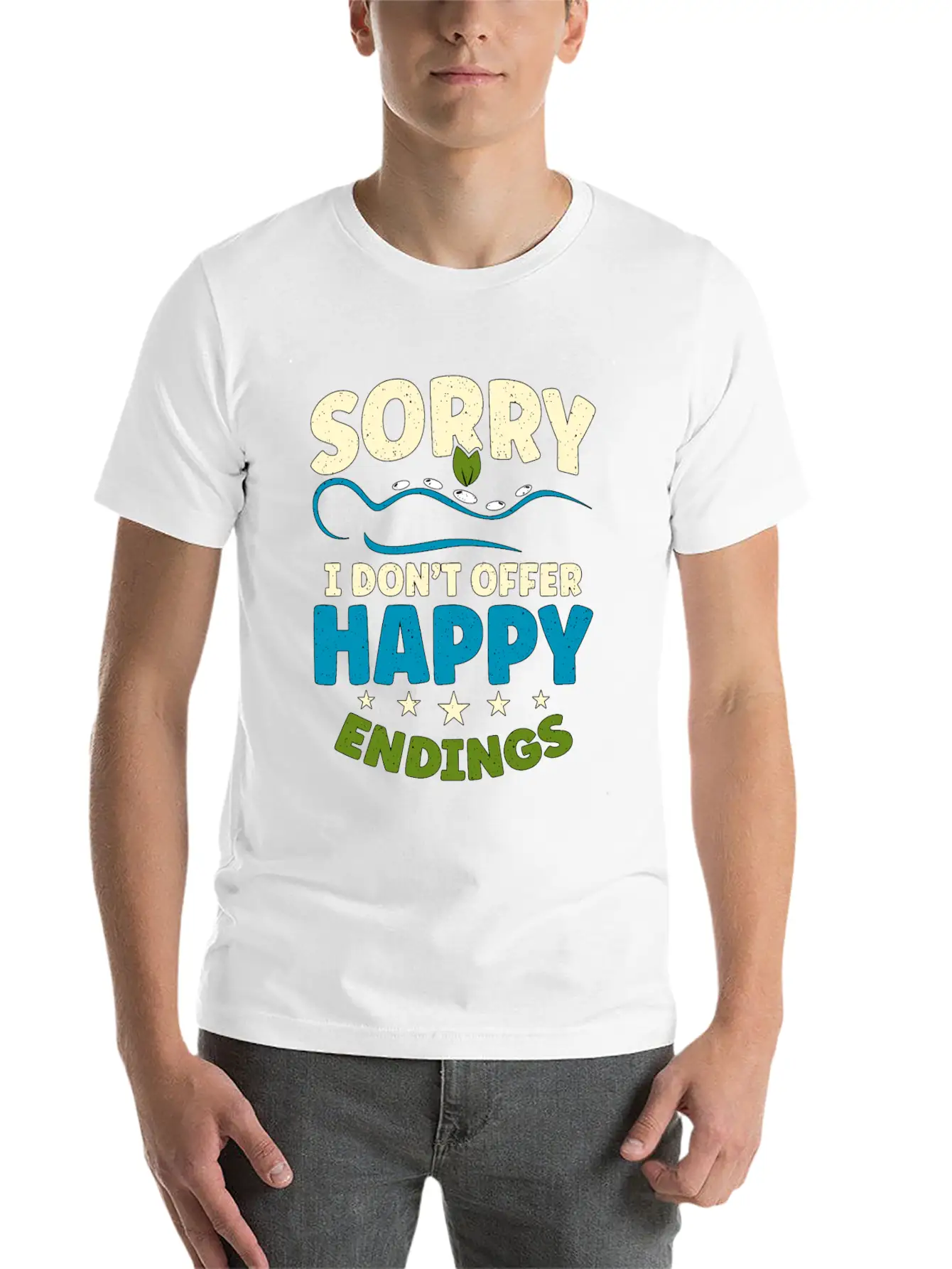 Massage Therapist Sorry I Don't Offer Happy Physio Stylish Everyday T-Shirt – Unisex Basic Cotton Tee