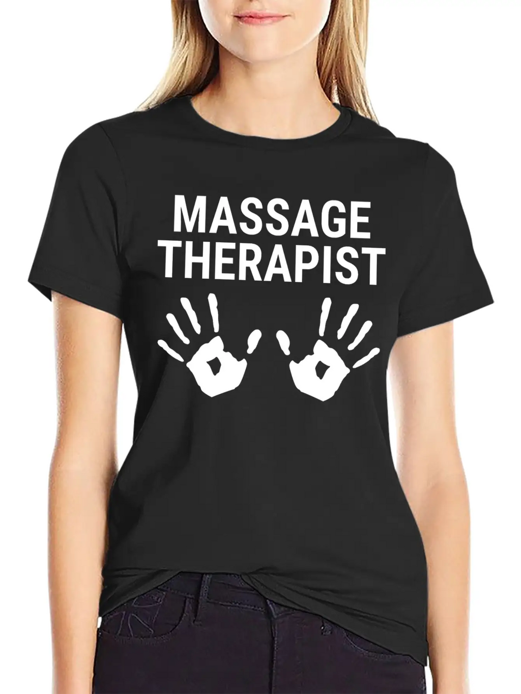 Massage Therapist Therapy Hands Gift T-shirt Unisex Casual T-Shirt – Clean Design For Daily Comfort