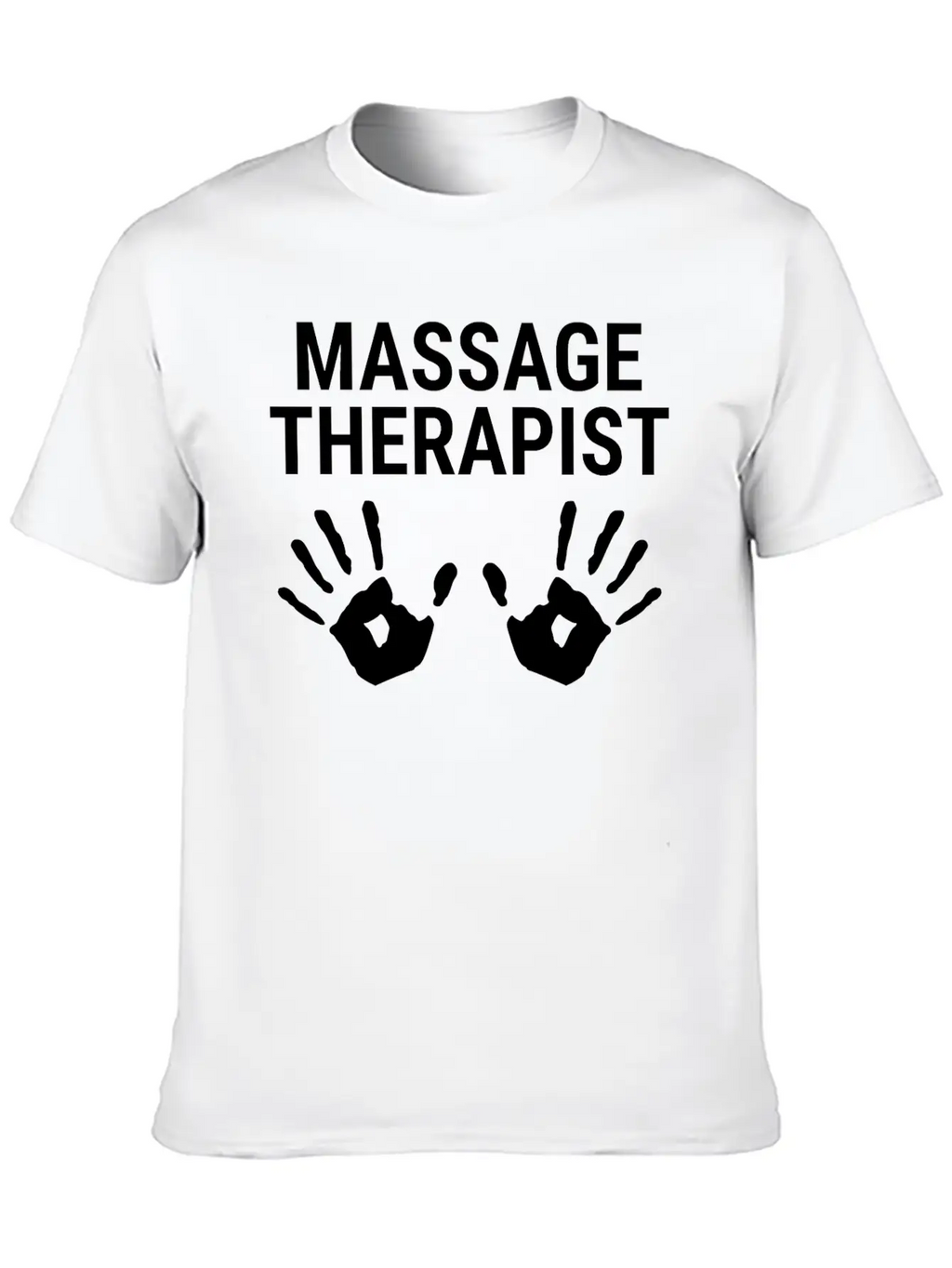Massage Therapist Therapy Hands Gift T-shirt Unisex Casual T-Shirt – Clean Design For Daily Comfort