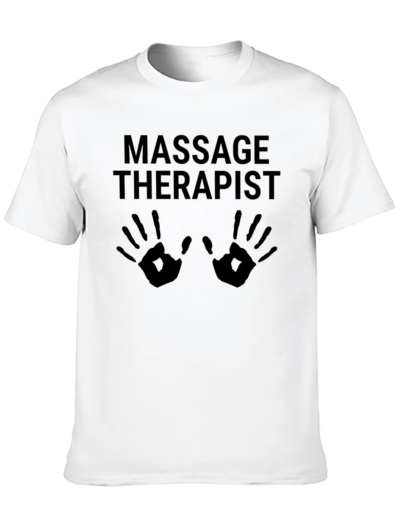 Massage Therapist Therapy Hands Gift T-shirt Unisex Casual T-Shirt – Clean Design For Daily Comfort