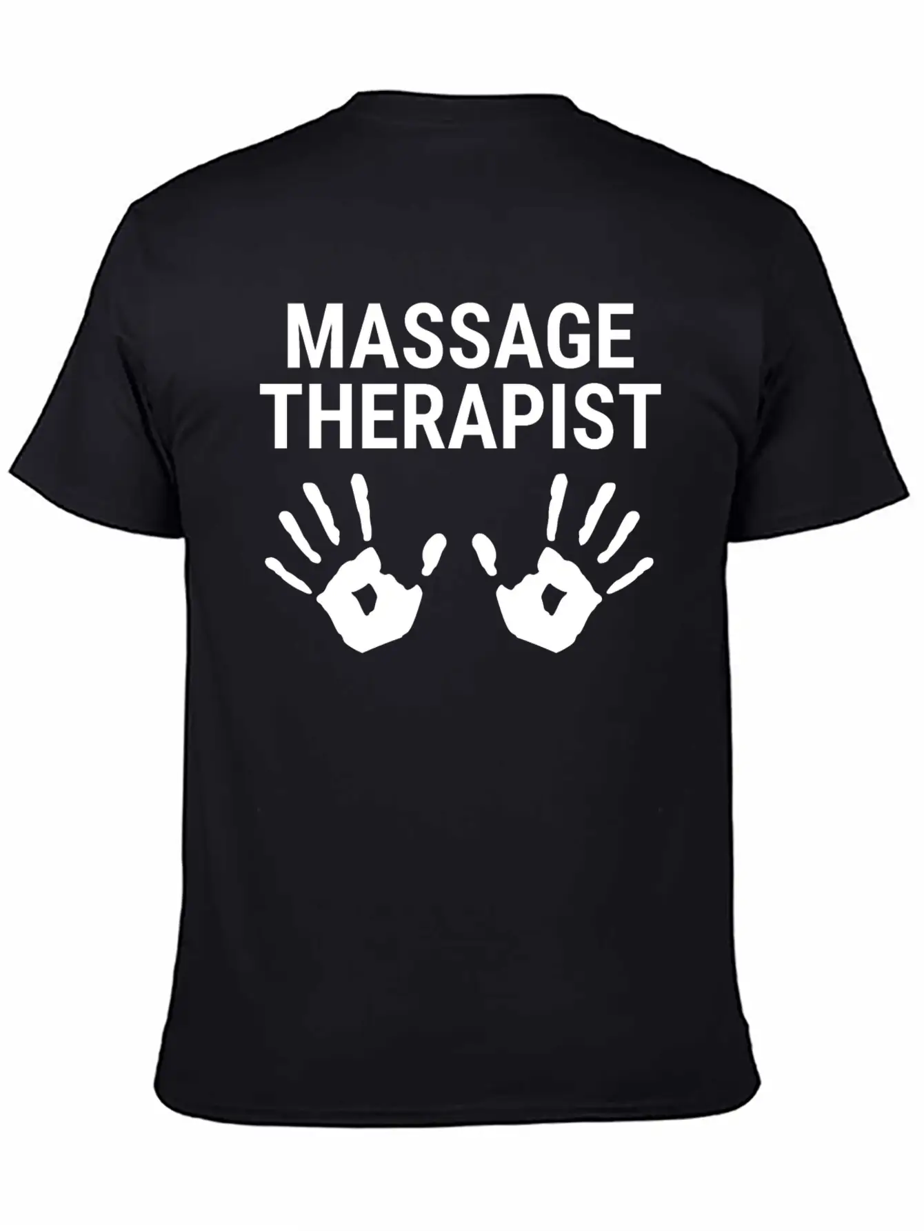 Massage Therapist Therapy Hands Gift T-shirt Unisex Casual T-Shirt – Clean Design For Daily Comfort