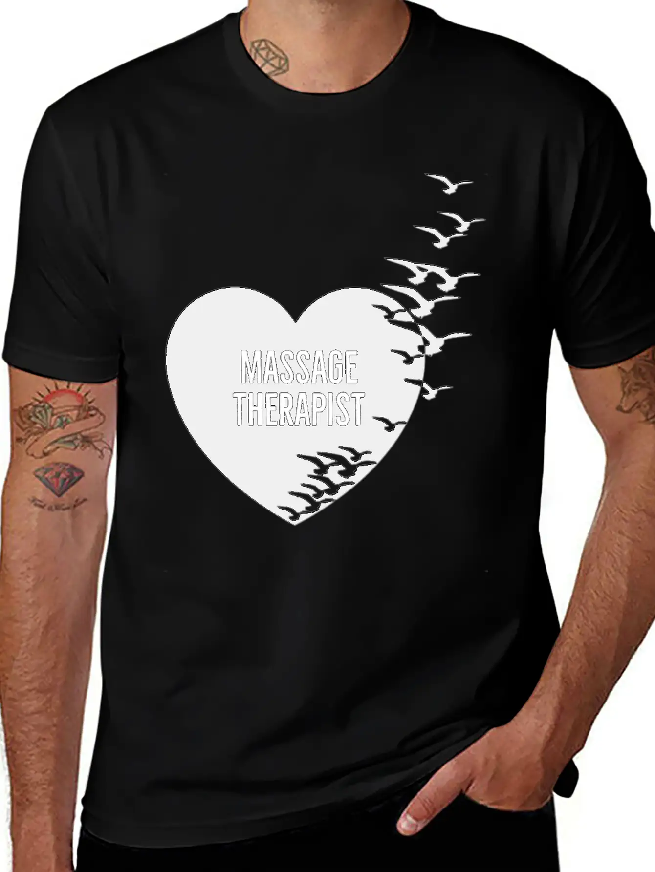 Massage Therapist Timeless Short Sleeve Tee – Comfy And Minimalist Design