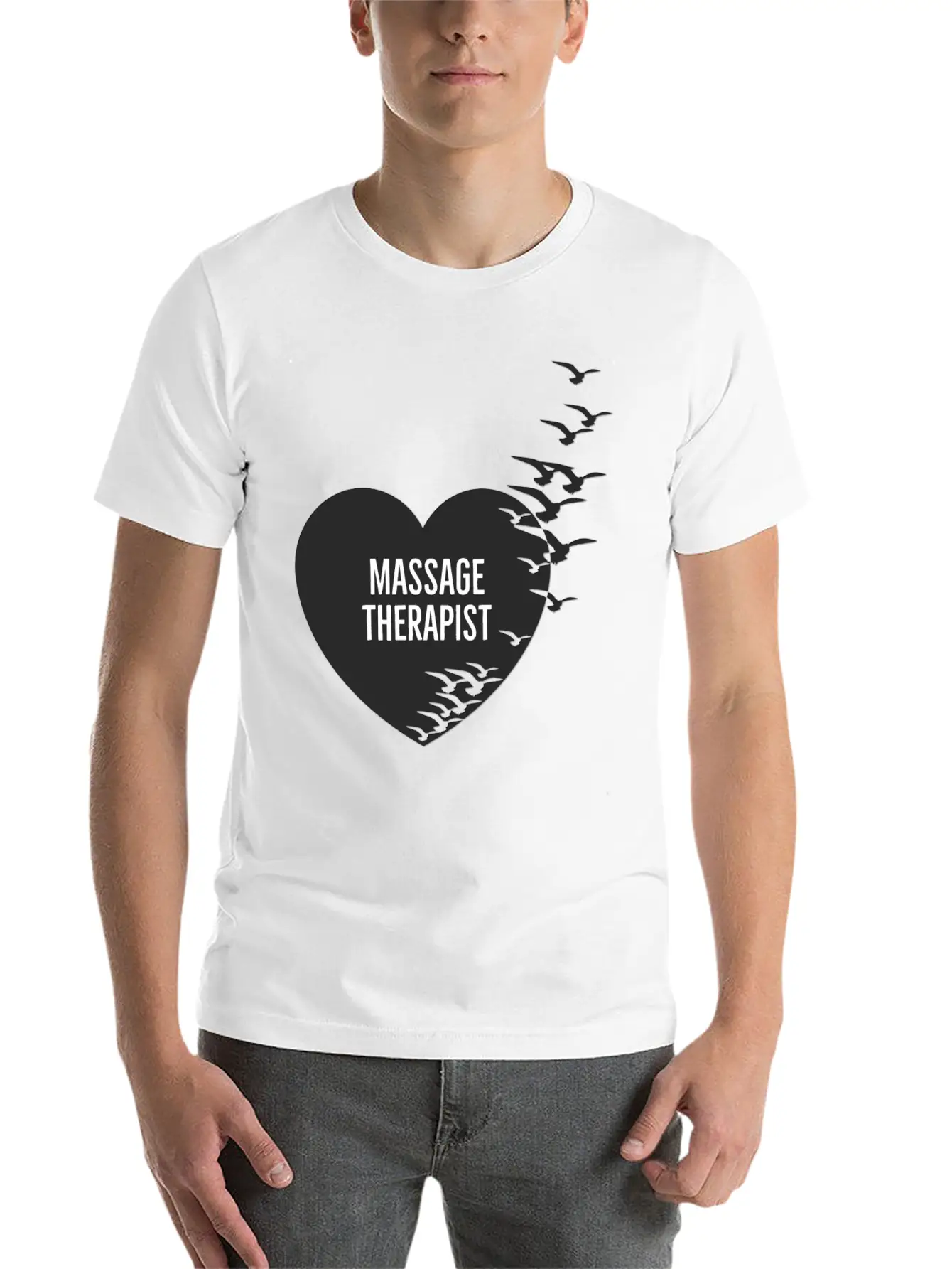 Massage Therapist Timeless Short Sleeve Tee – Comfy And Minimalist Design