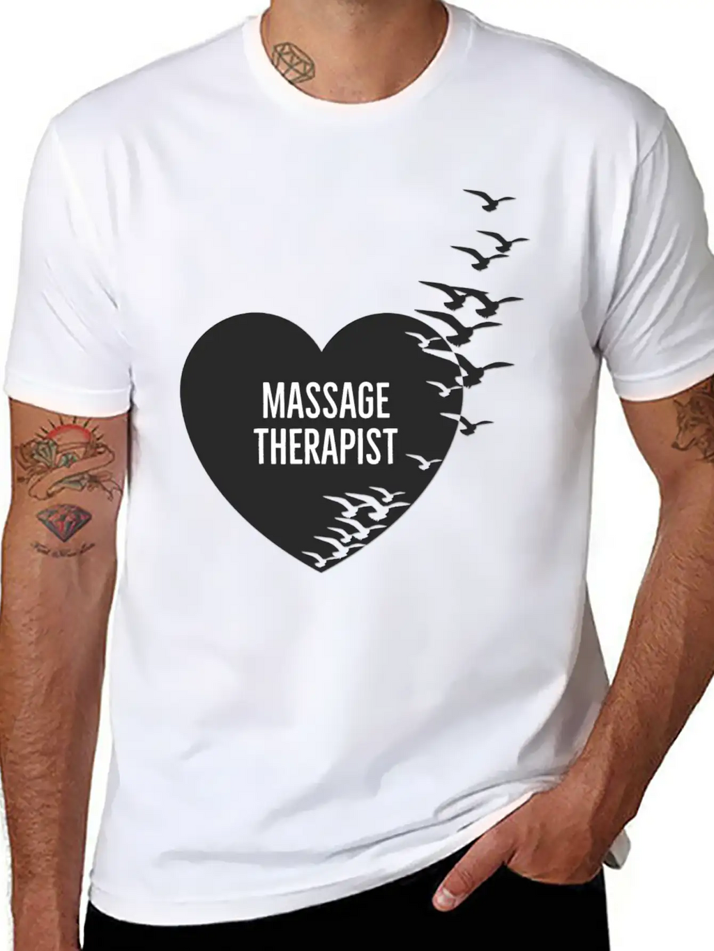 Massage Therapist Timeless Short Sleeve Tee – Comfy And Minimalist Design