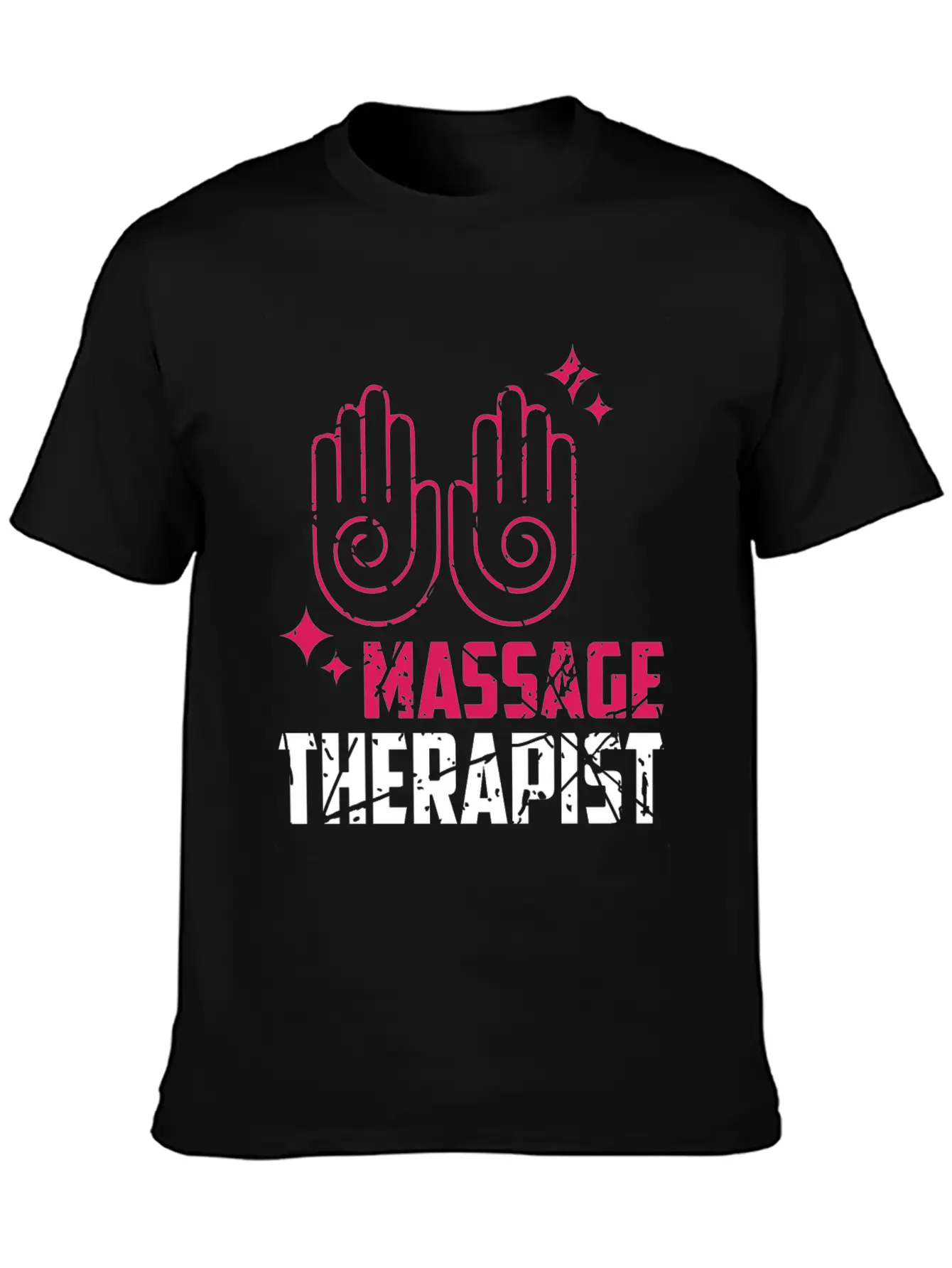 Massage Therapist Work With Hands Stylish Everyday T-Shirt – Unisex Basic Cotton Tee