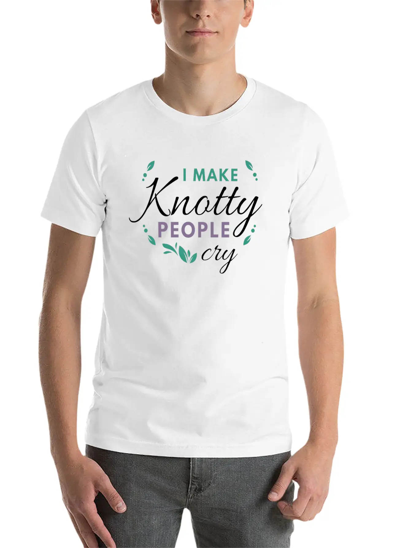 Massage Therapy Massage Therapist Gift I Make Knot Timeless Short Sleeve Tee – Comfy And Minimalist Design