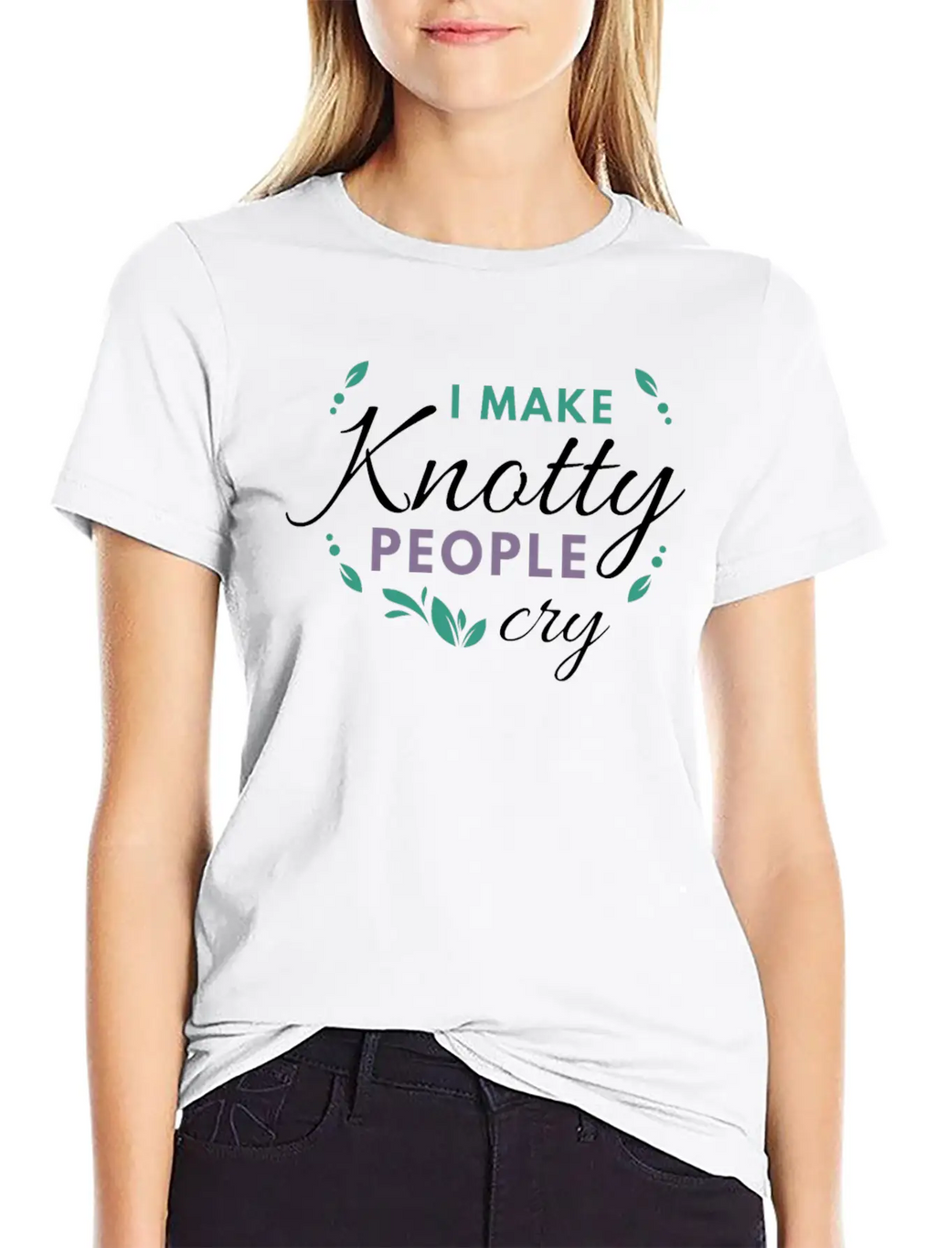 Massage Therapy Massage Therapist Gift I Make Knot Timeless Short Sleeve Tee – Comfy And Minimalist Design