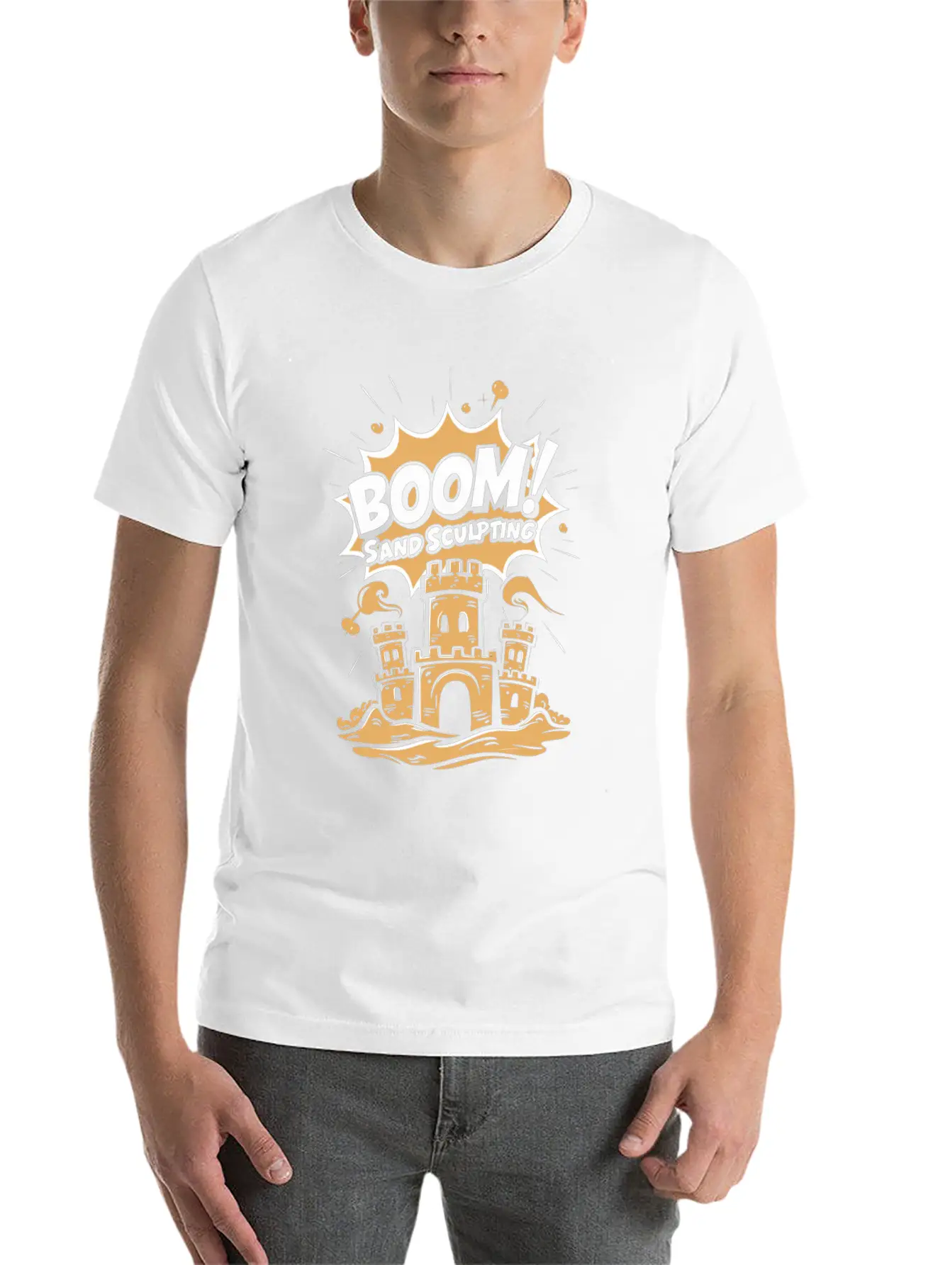 Masterpieces Of Sand Sculpting Art At Beach Classic Cotton Tee – Unisex Comfort For Any Season