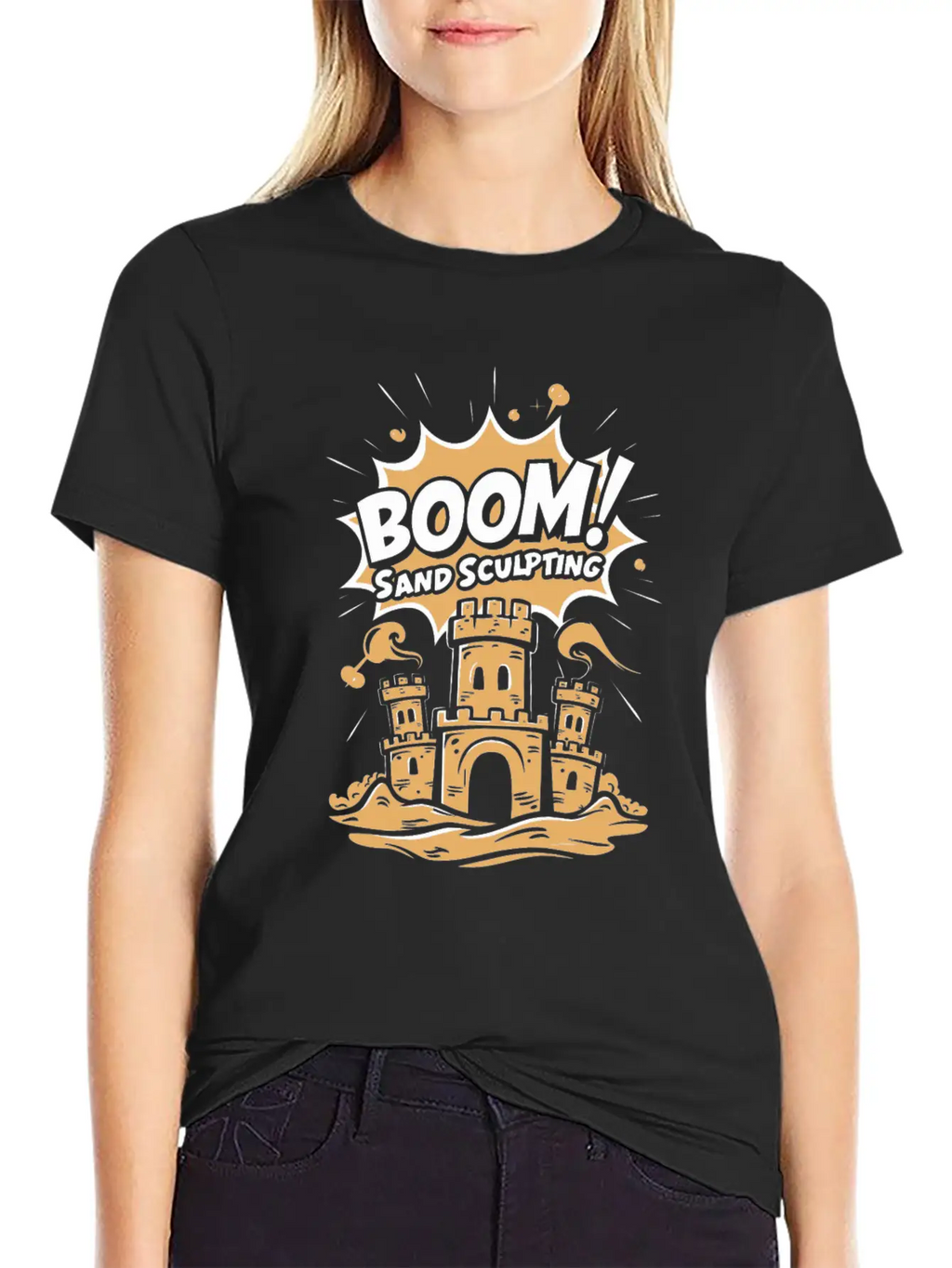 Masterpieces Of Sand Sculpting Art At Beach Classic Cotton Tee – Unisex Comfort For Any Season
