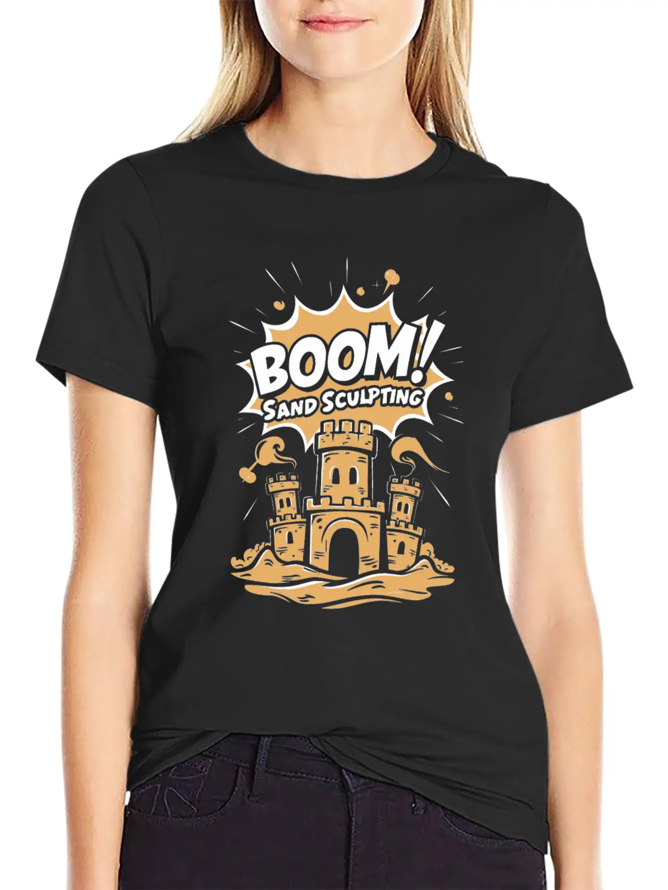 Masterpieces Of Sand Sculpting Art At Beach Classic Cotton Tee – Unisex Comfort For Any Season