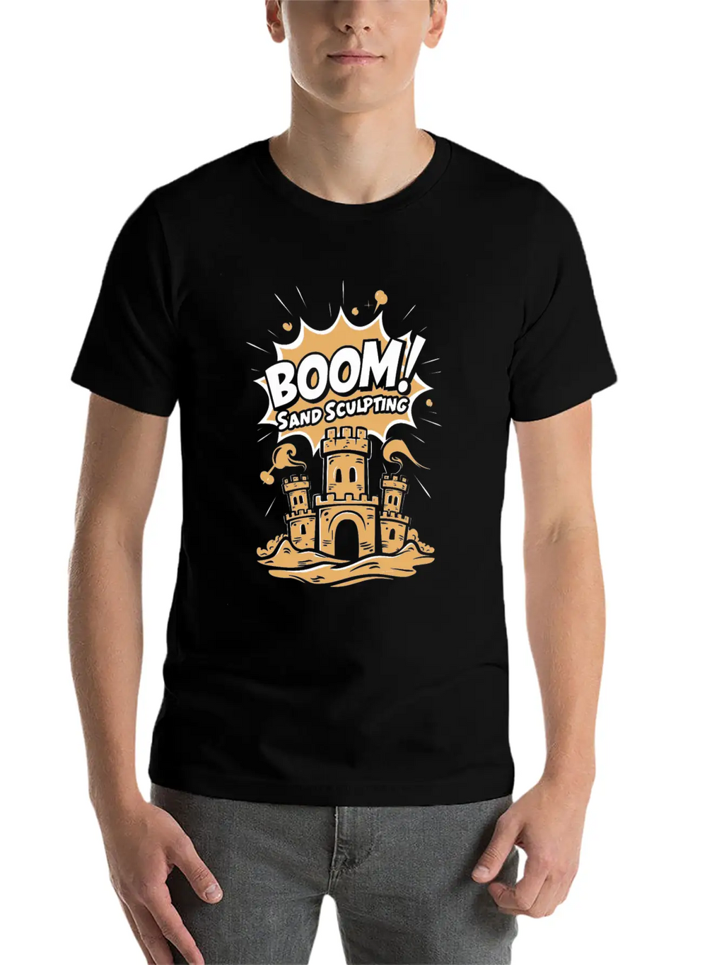 Masterpieces Of Sand Sculpting Art At Beach Classic Cotton Tee – Unisex Comfort For Any Season