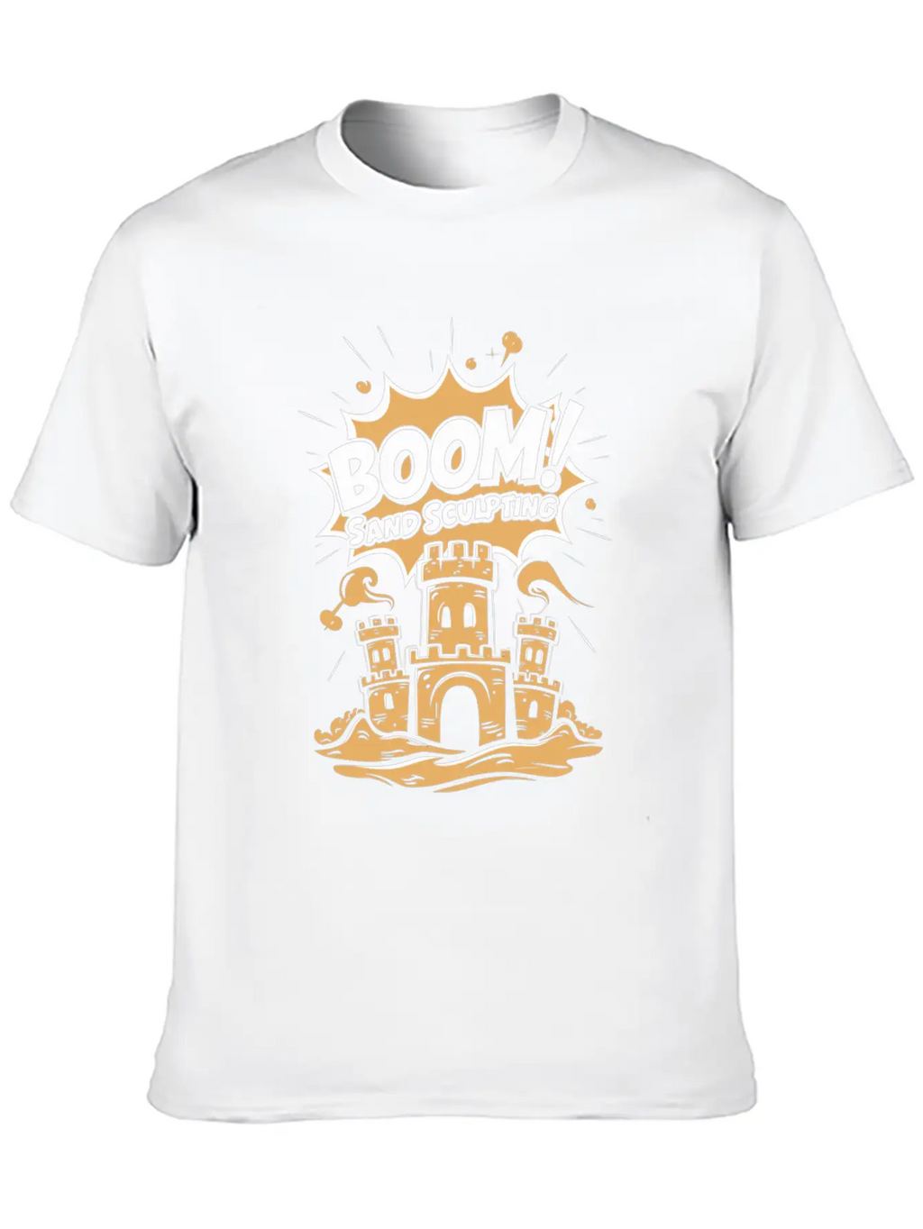 Masterpieces Of Sand Sculpting Art At Beach Classic Cotton Tee – Unisex Comfort For Any Season