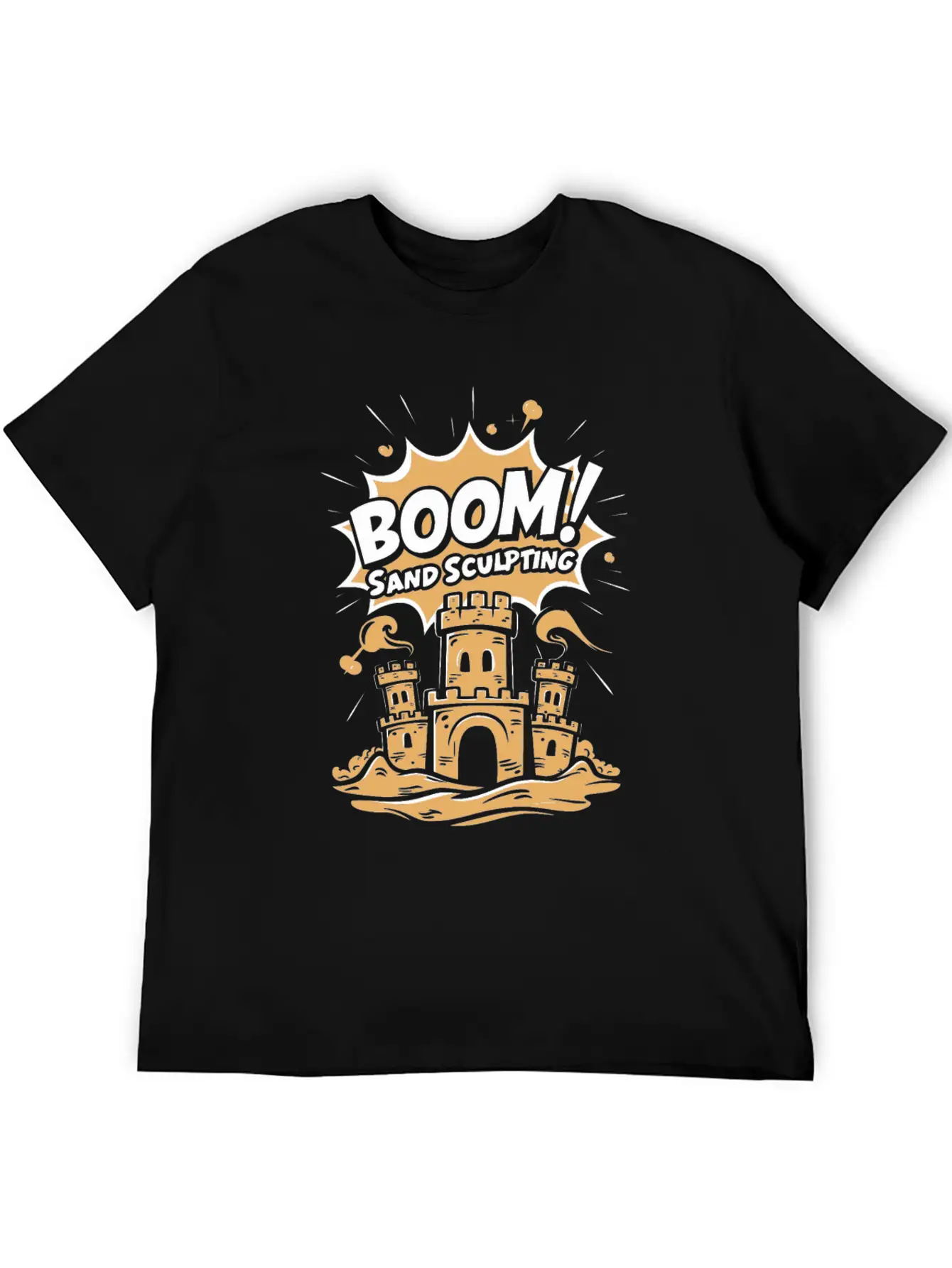 Masterpieces Of Sand Sculpting Art At Beach Classic Cotton Tee – Unisex Comfort For Any Season