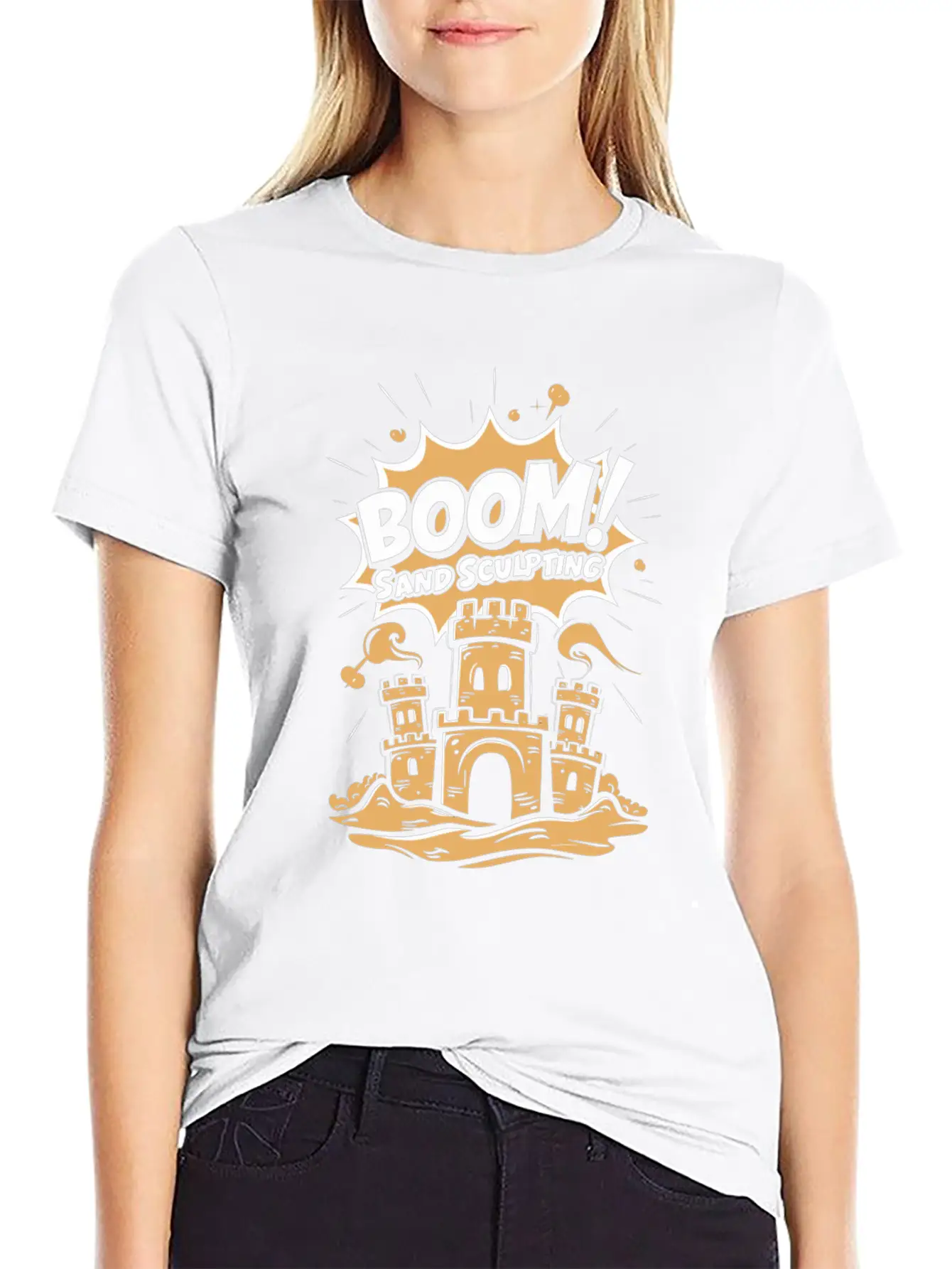 Masterpieces Of Sand Sculpting Art At Beach Classic Cotton Tee – Unisex Comfort For Any Season