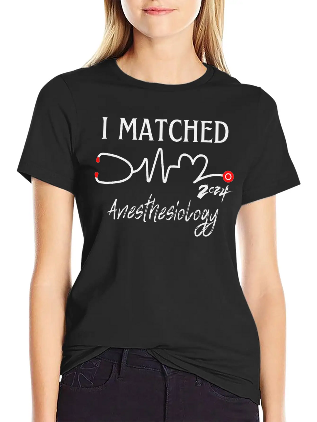 Match Day 2024 Anesthesiology Stylish Everyday T-Shirt – Unisex Basic Cotton Tee